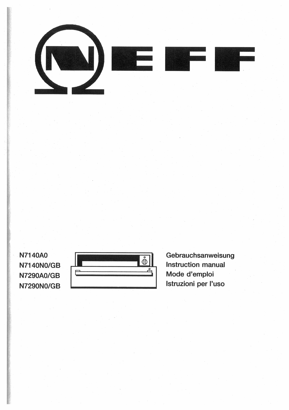 Neff N7290, N7290N1 user Manual