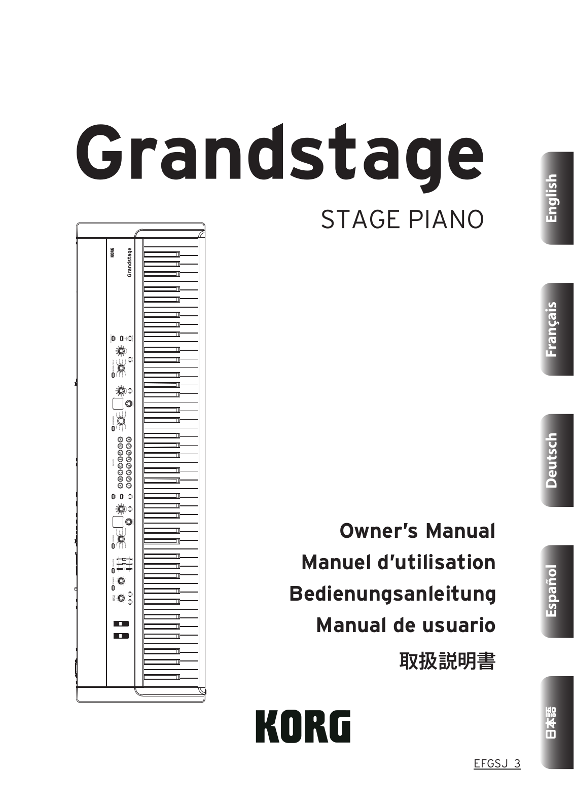 Korg Grandstage Owner's Manual