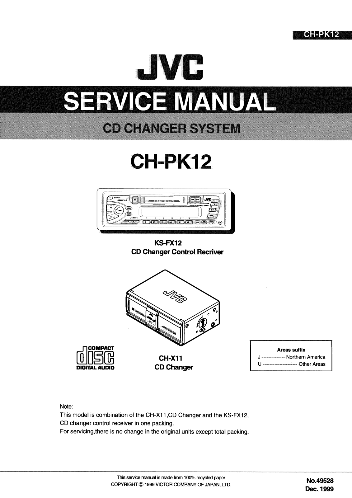 JVC CH-PK12J, CH-PK12U Service Manual