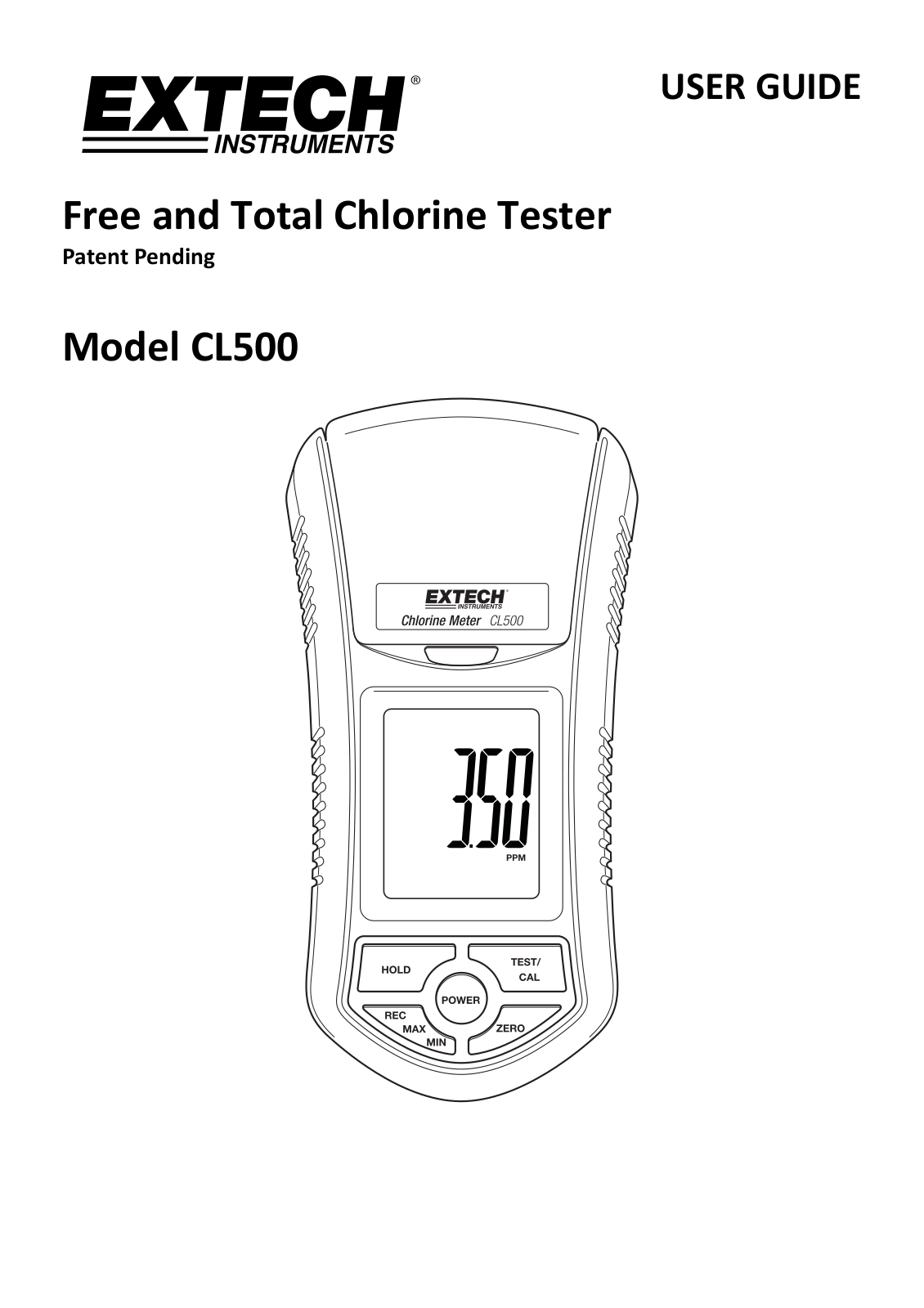 Extech CL500 Operating Manual