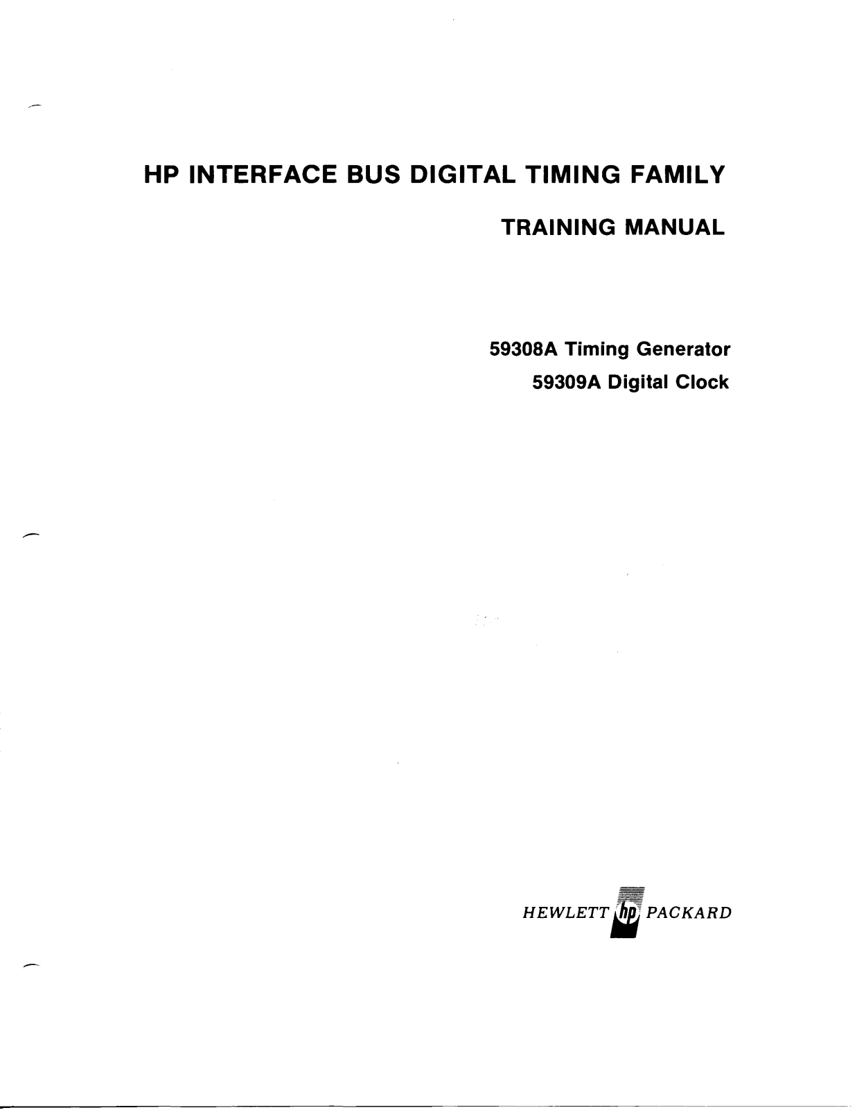 HP 59308a, 5930 9a schematic - ManualMachine.com