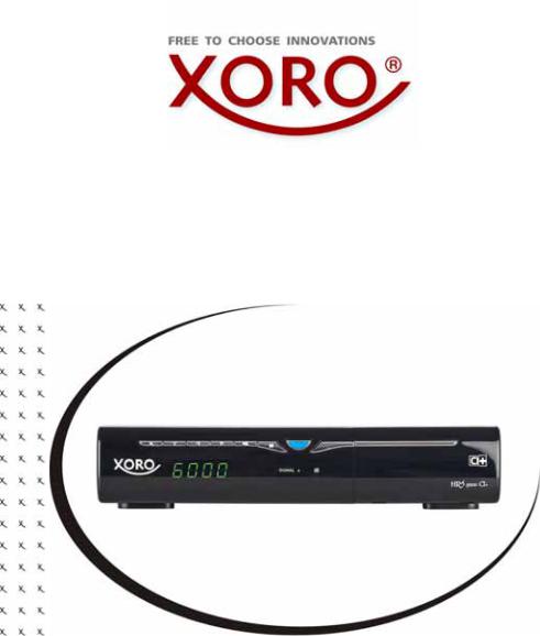 Xoro HRS 9200 User manual