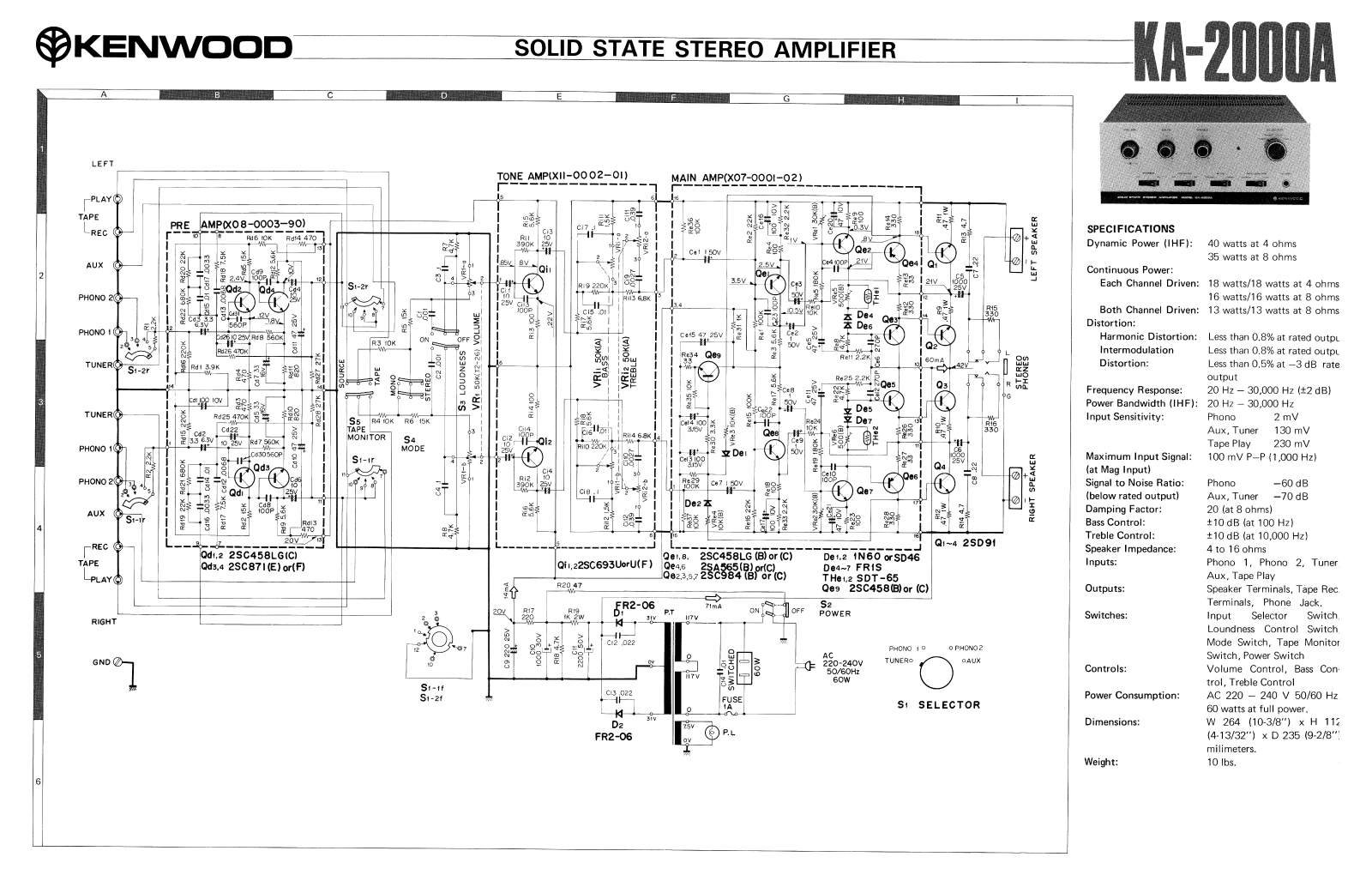Kenwood KA2000A Schematic - ManualMachine.com