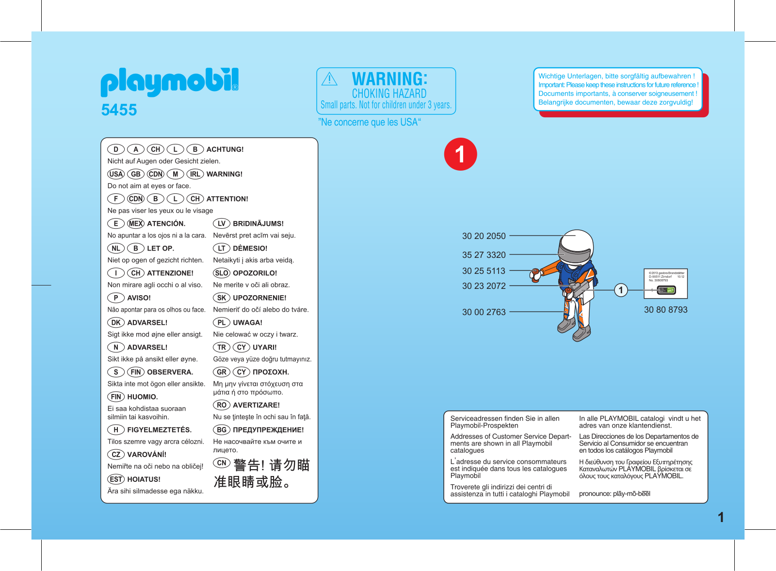 Playmobil 5455 Instructions