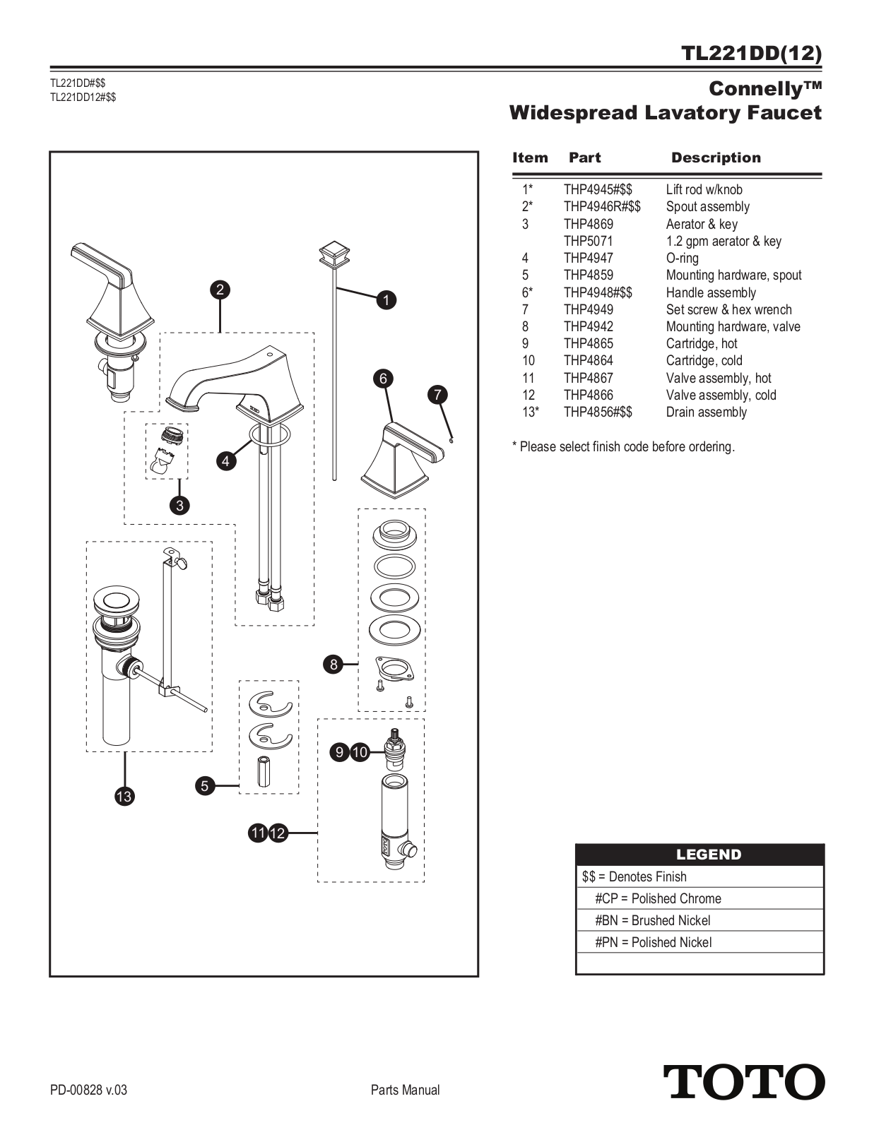 TOTO SBSA1997 Installation & Assembly - ManualMachine.com