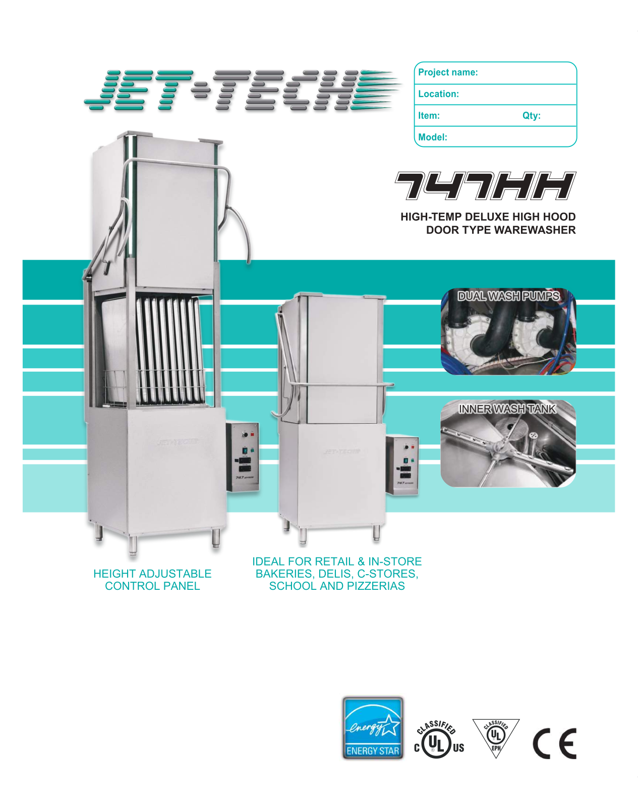 Jet-Tech 747HH Specifications