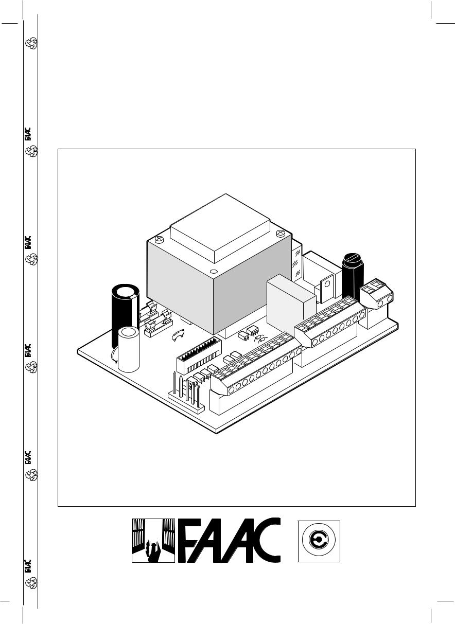 FAAC 460P User Manual