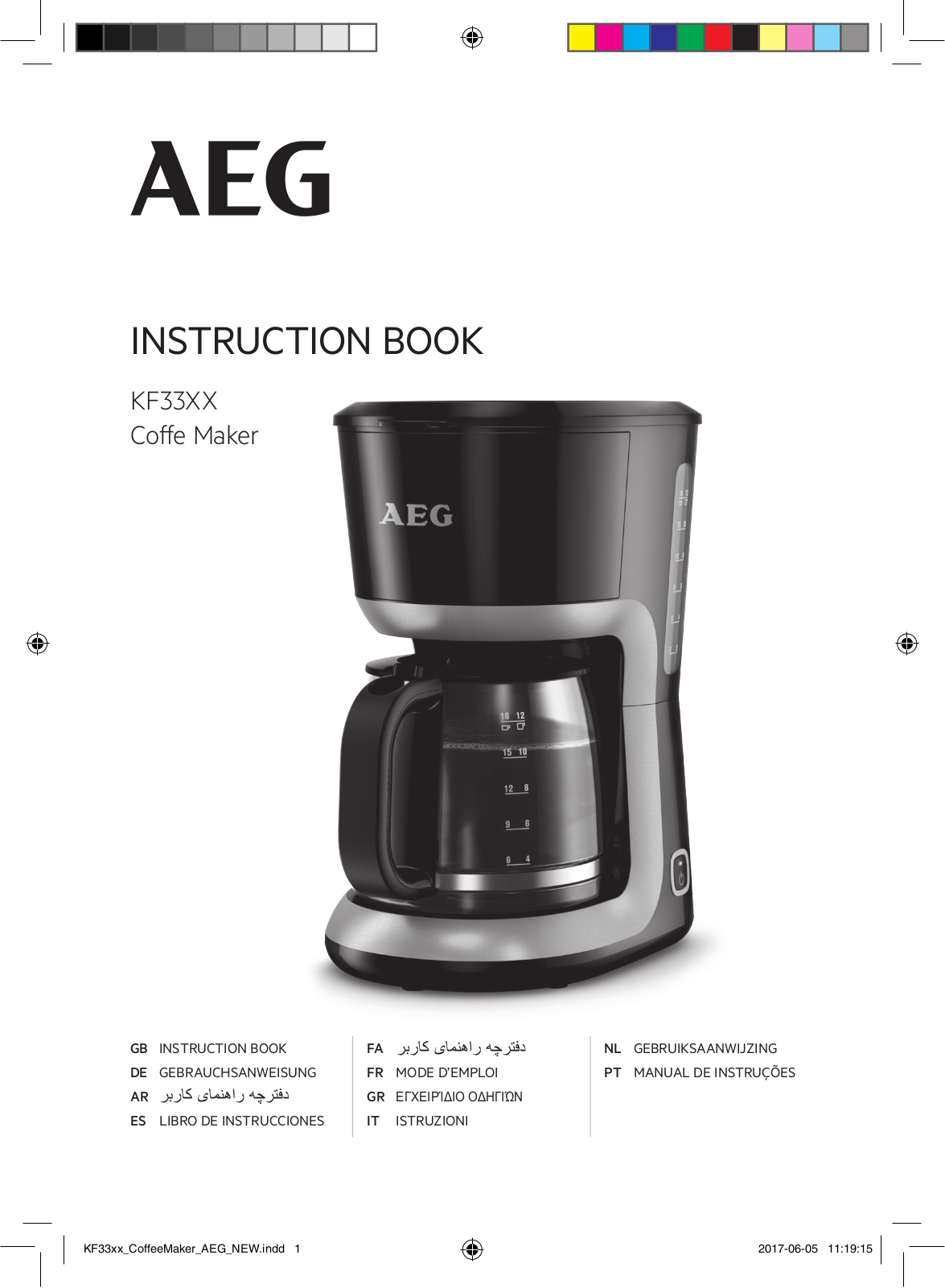 AEG KF3300 operation manual