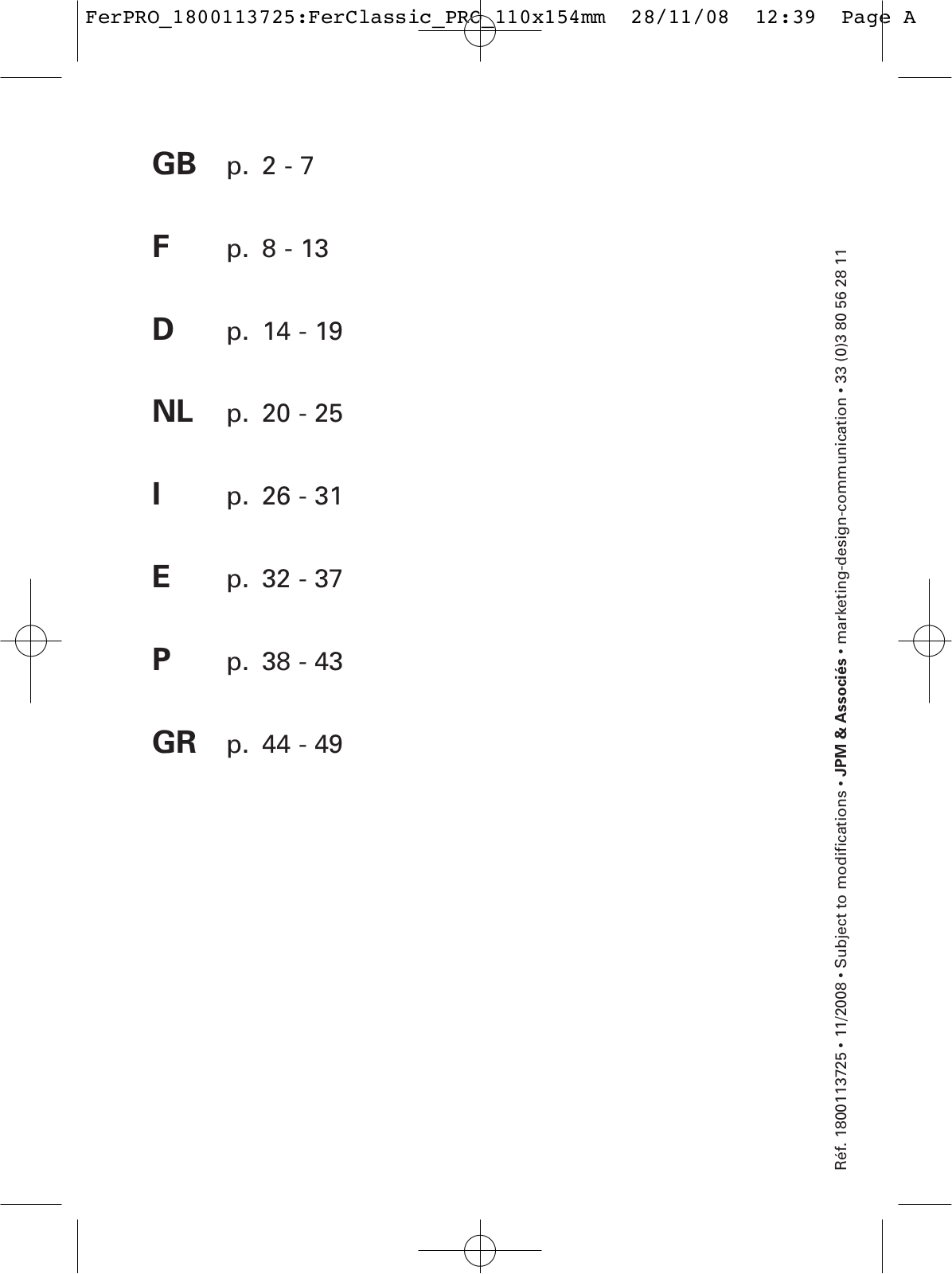 Rowenta DG8760, DG8790, DG8740, DG8720, DG8770 User Manual