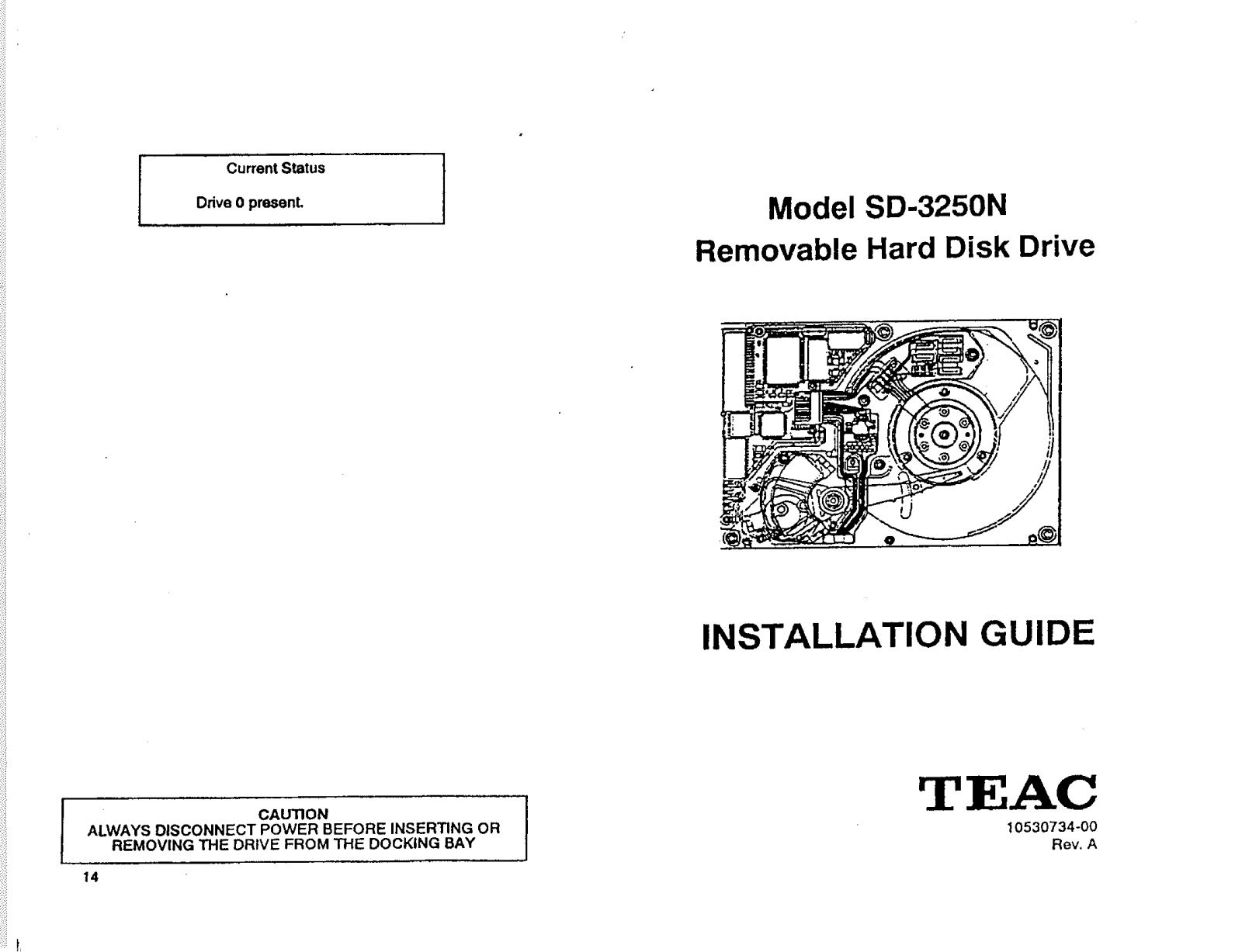 Teac SD-3250N User Manual