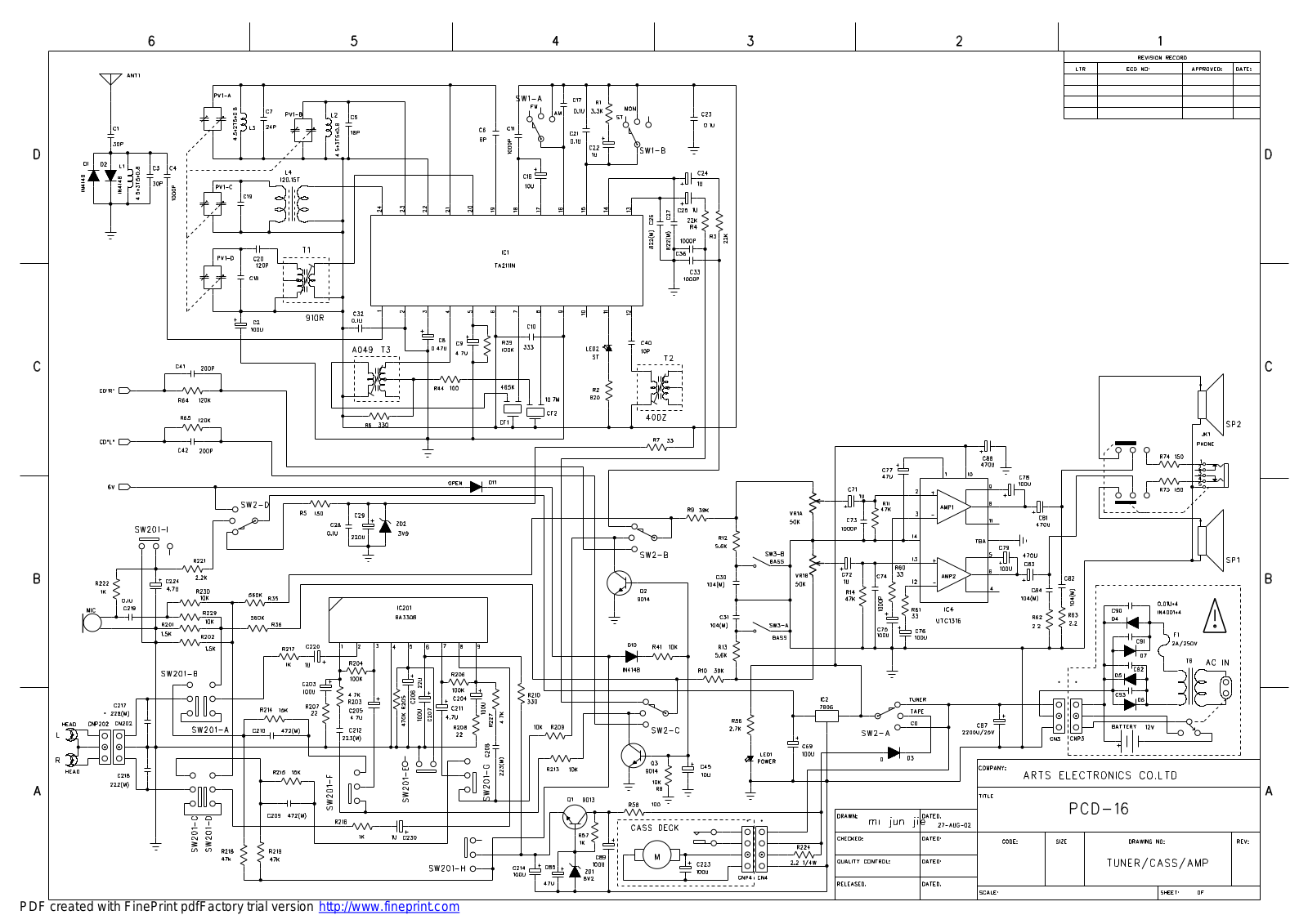 CCE RD 79X Diagram