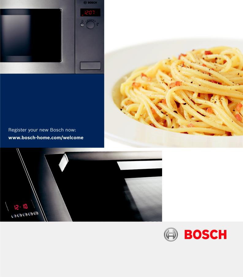 Bosch BEL634GS1B Instructions for Use