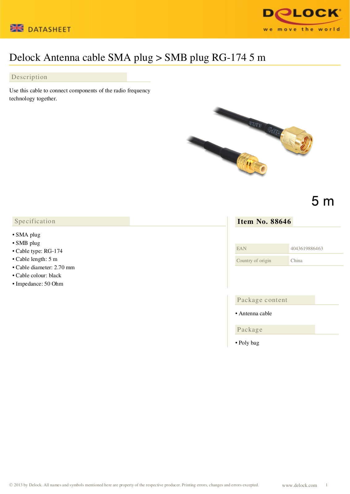 DeLOCK 88646 User Manual