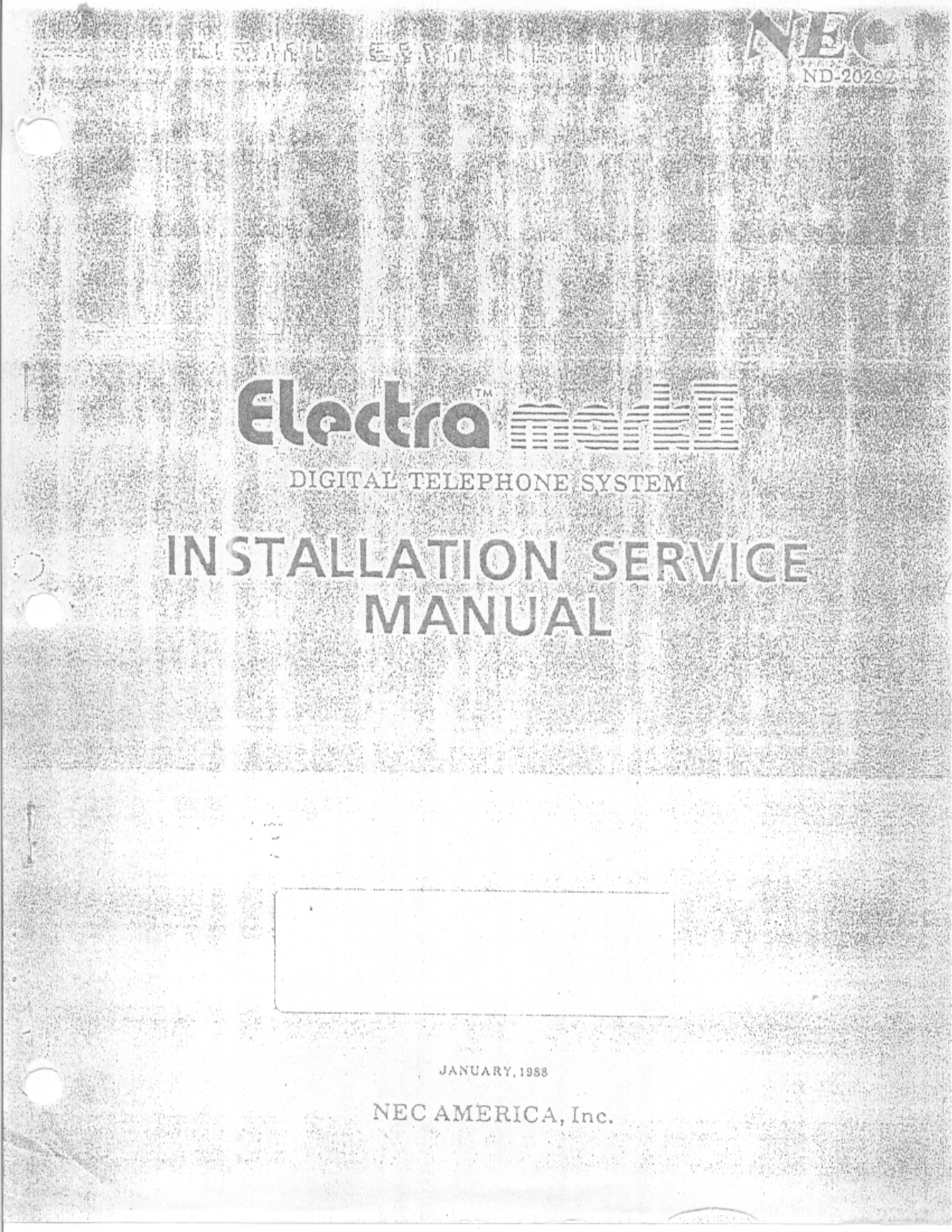 Electra Mark III User Guide