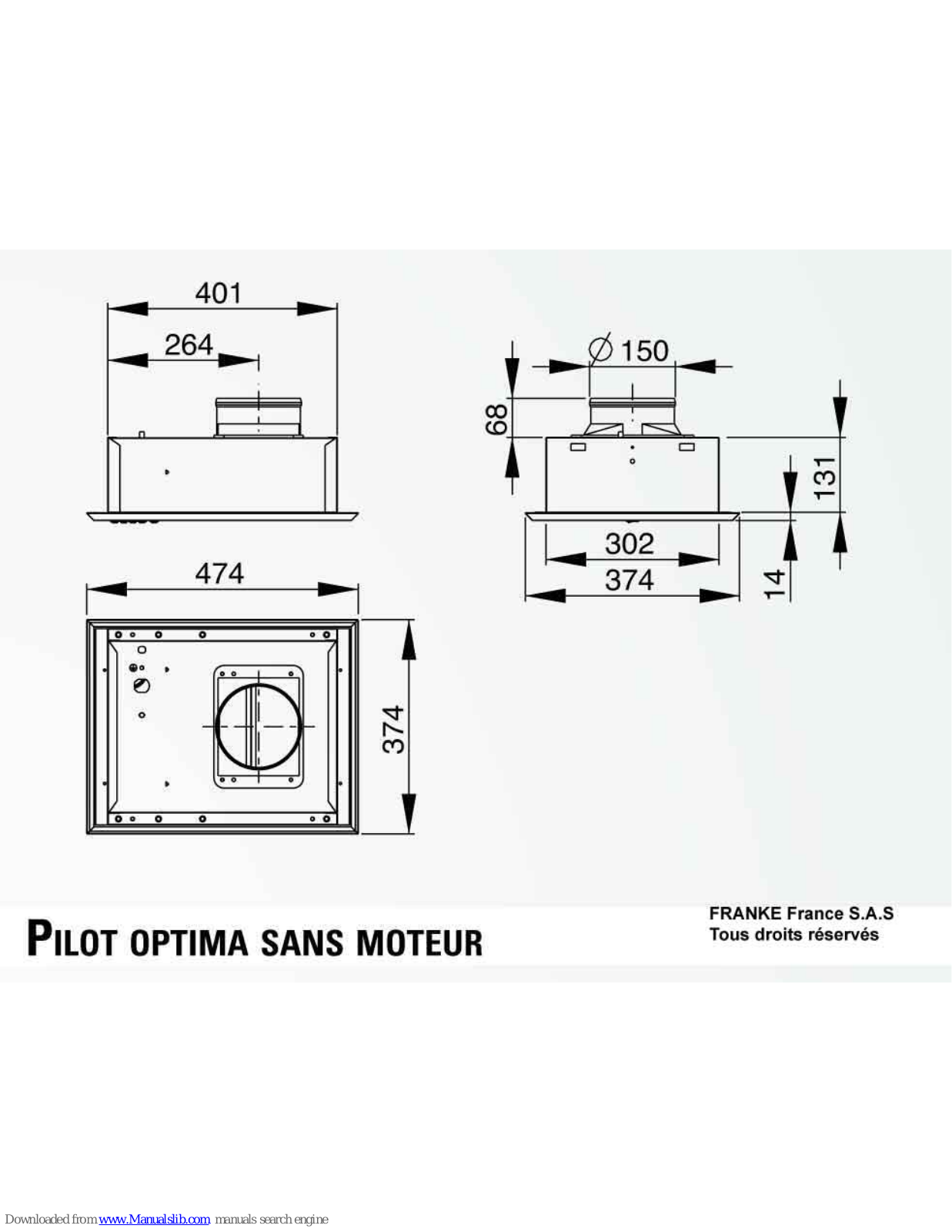 ROBLIN PILOT OPTIMA SM, PILOT OPTIMA Dimensions - ManualMachine.com