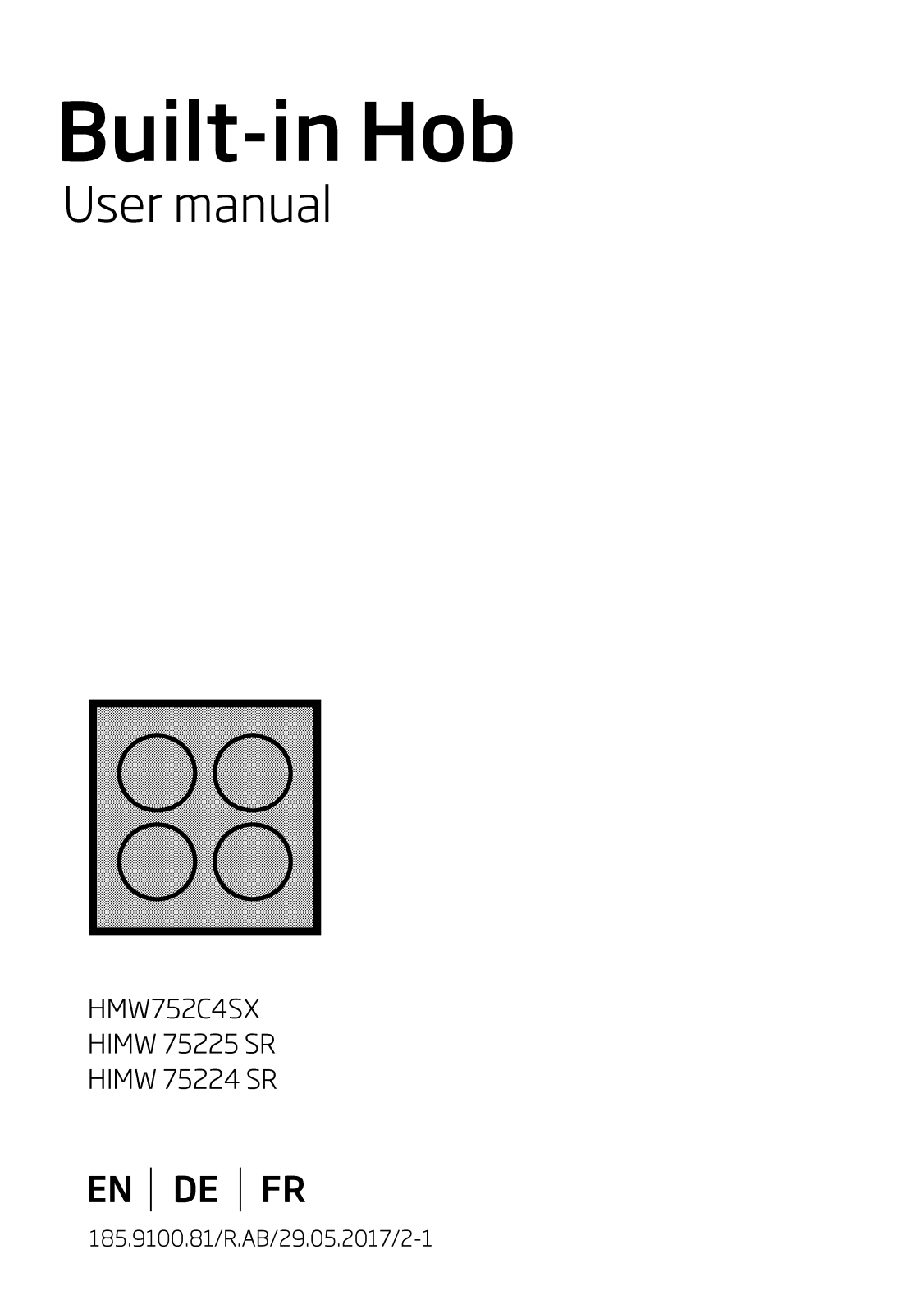 Beko HIMW752C4SX, HIMW75225SR, HIMW75224SR User manual