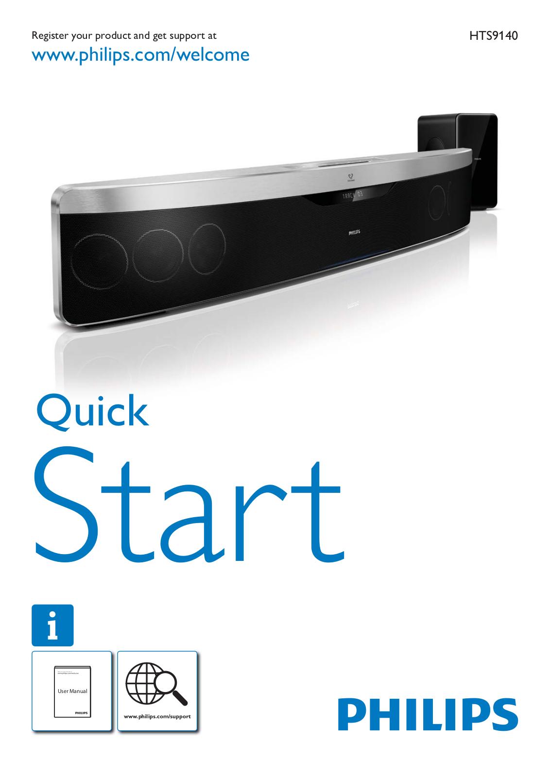 Philips HTS9140/12 quick start guide - ManualMachine.com