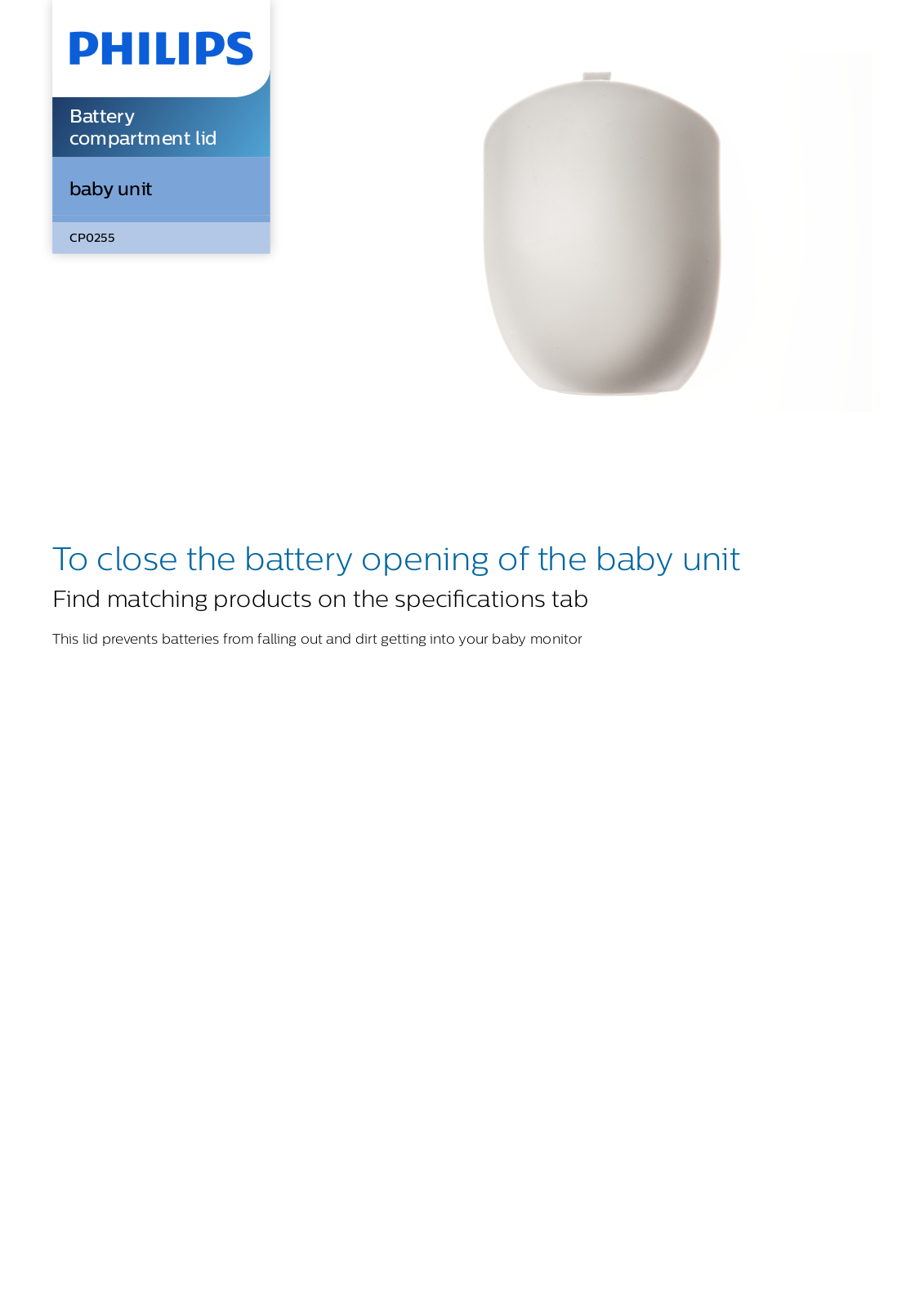 Philips CP0255/01 leaflet - ManualMachine.com