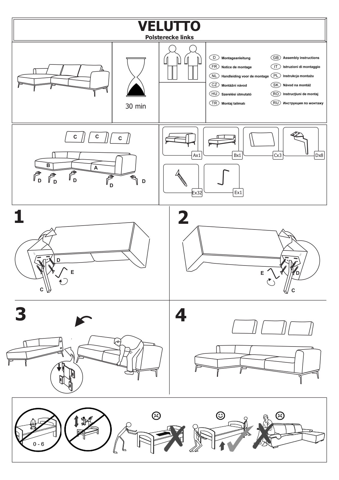 Guido Maria Kretschmer Nantes Assembly instructions