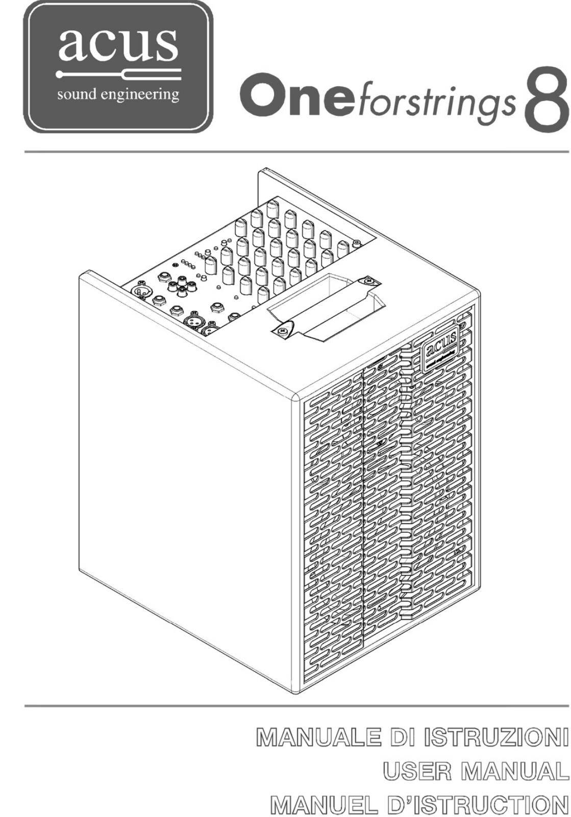 Acus Forstrings 8 operation manual - ManualMachine.com