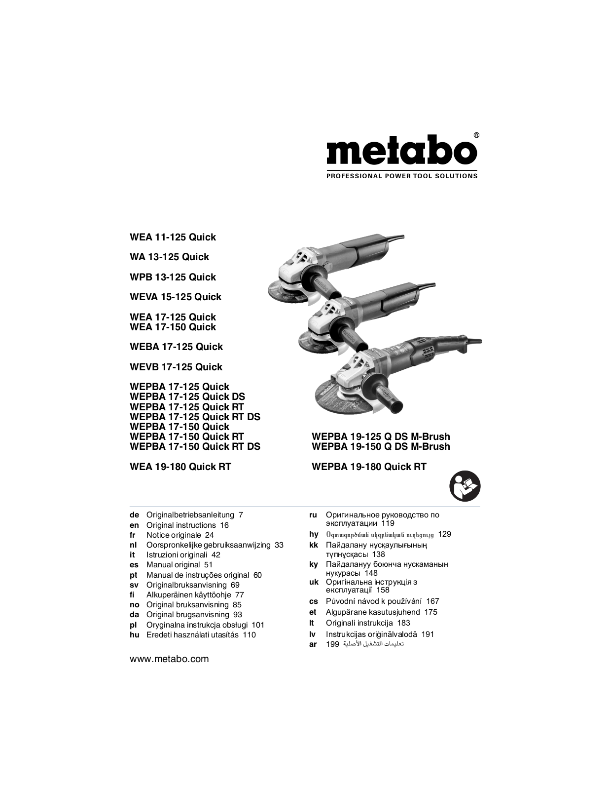 Metabo 613117000 User guide - ManualMachine.com