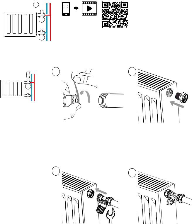 Danfoss RTW-RA, RLV-S, RA-FN Installation guide