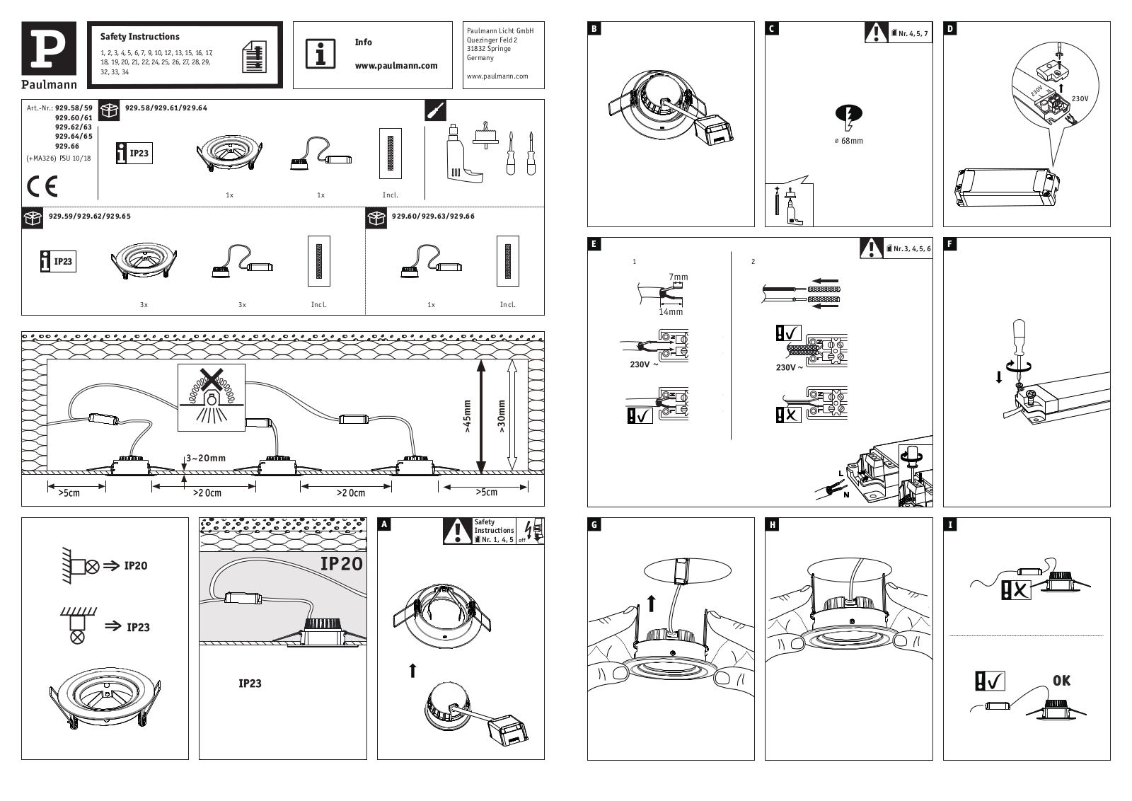 Paulmann 929.63 User Manual