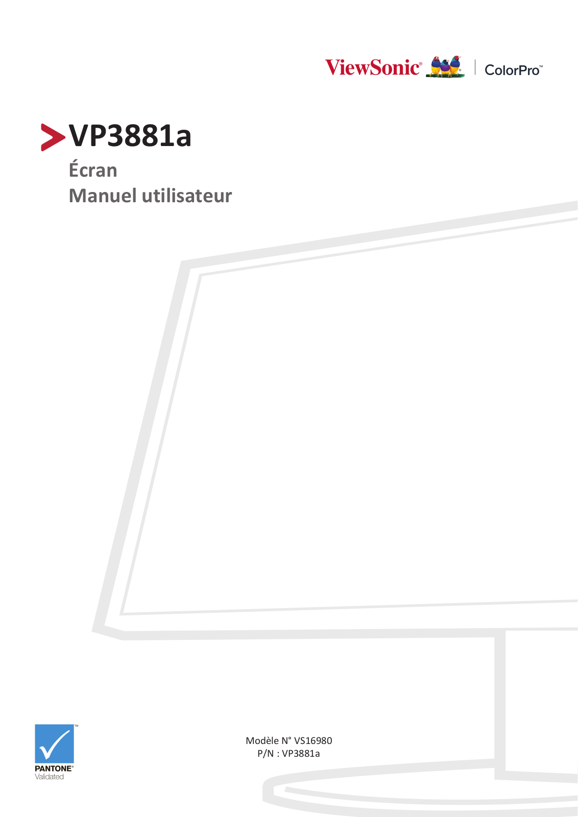 Viewsonic VP3881A User Guide