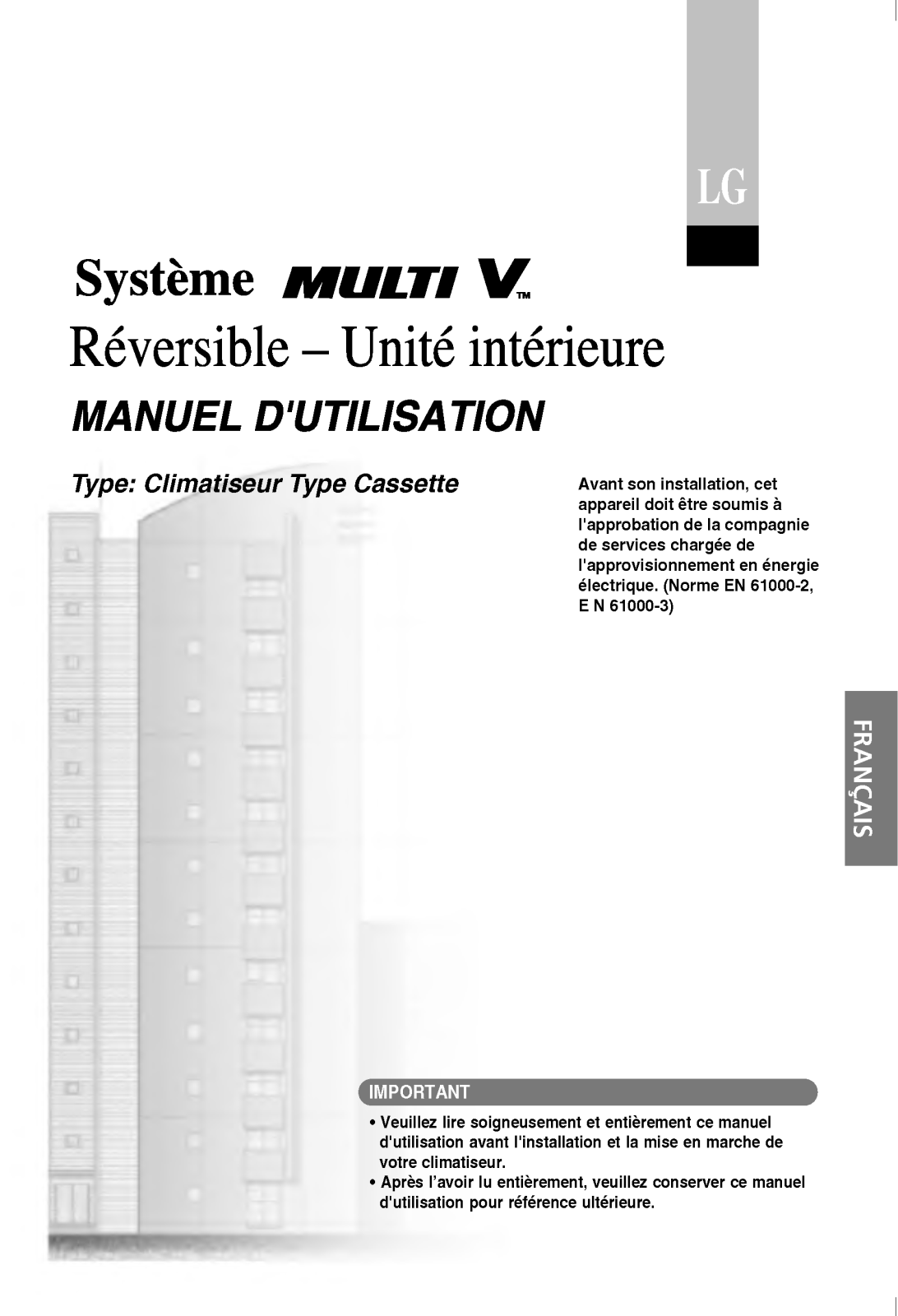 LG ARNU09GTEC0, ARNU12GTEA0, ARNU12GTEC0, ARNU18GTEC0, ARNU28GTHC0 User Manual