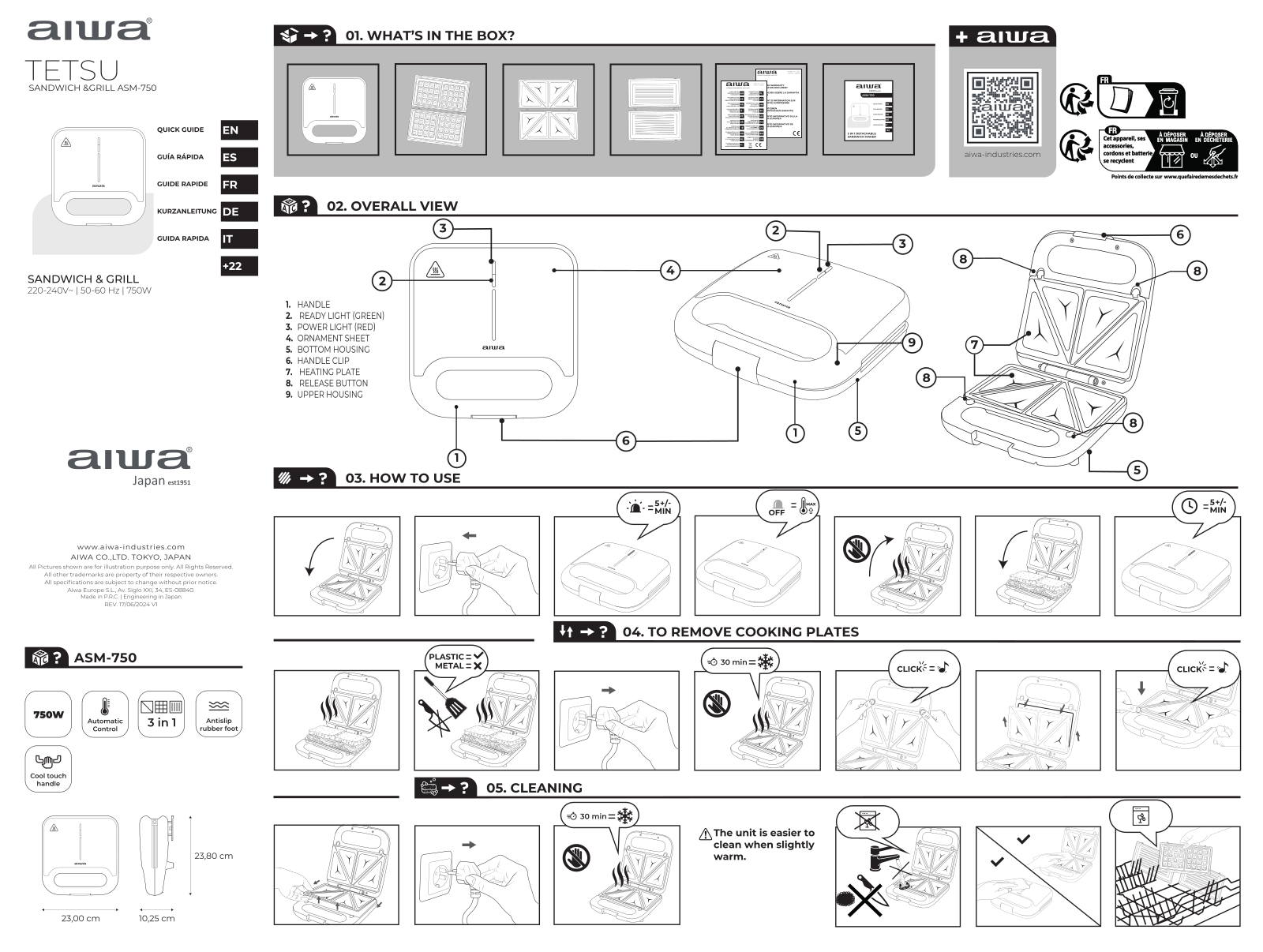 AIWA Tetsu, ASM-750 User guide - ManualMachine.com