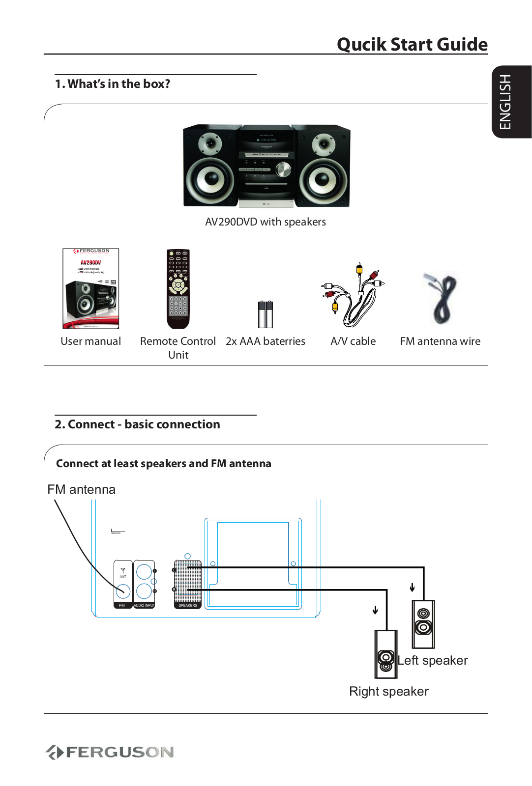 Ferguson AV290DVD User Manual