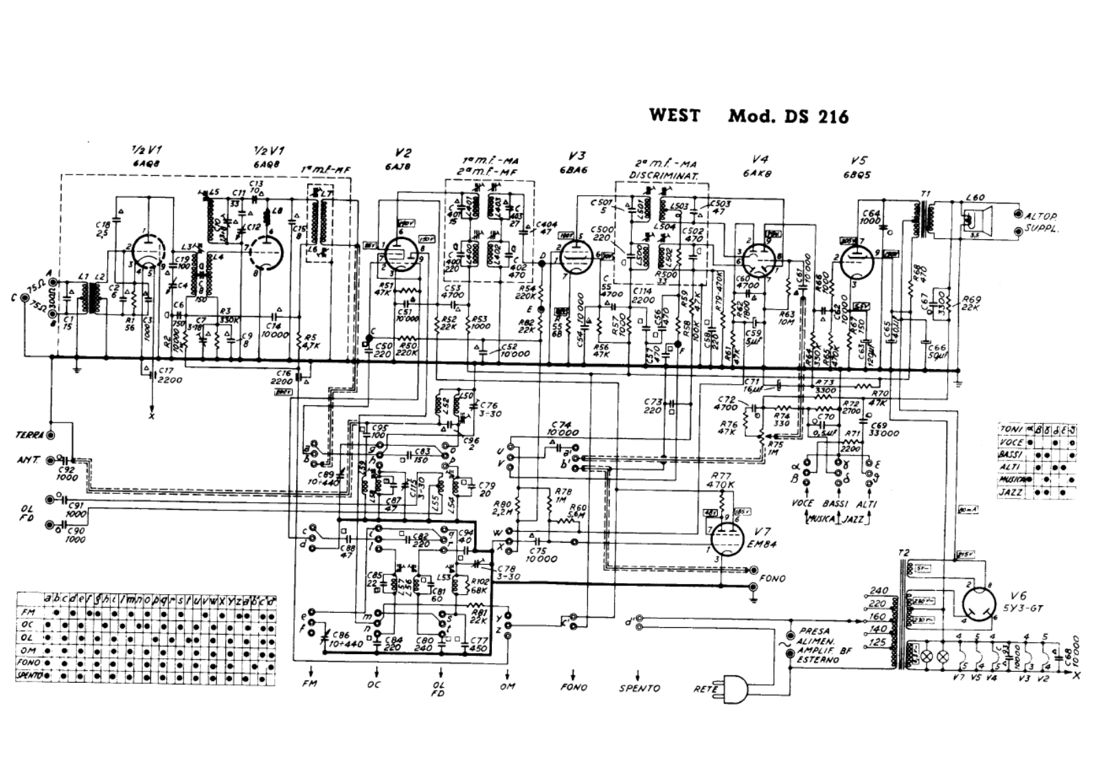 West ds216 schematic