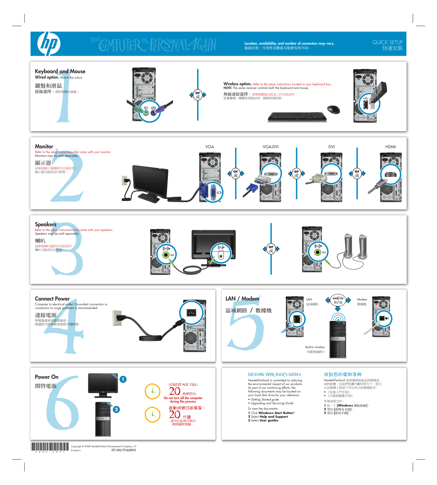 Hp PAVILION ELITE M9100, PAVILION ELITE M9300 User Manual