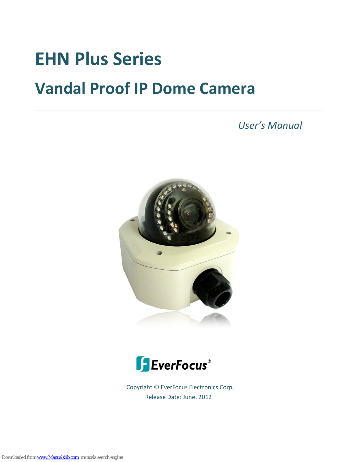 EverFocus EHN3160 Plus, EHN3340 Plus, EHN3260 Plus User Manual