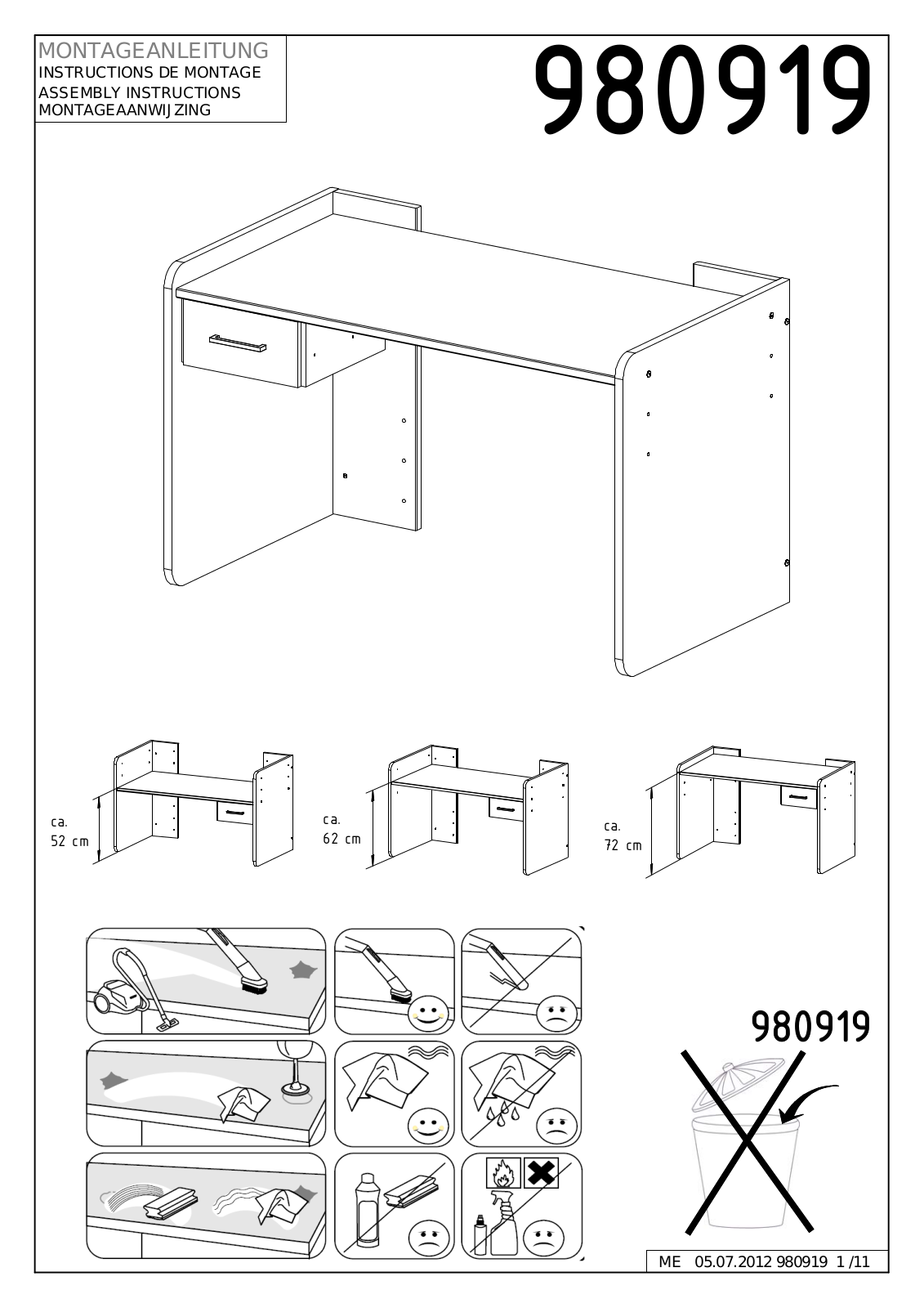 Wimex 980919 Assembly instructions