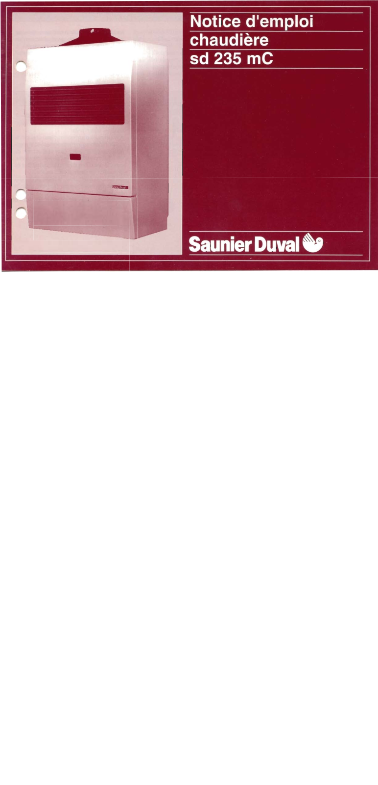SAUNIER DUVAL SD 235 MC User Manual