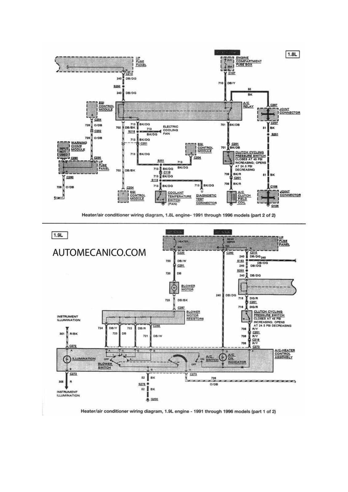 AUTOMECANICO Escort 18-48 fordesc14 Diagram