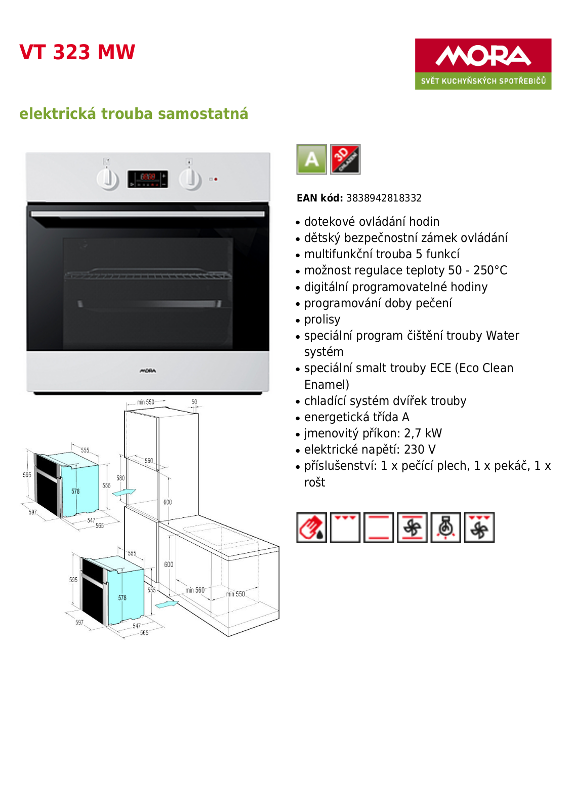 Mora VT 323 MW User Manual