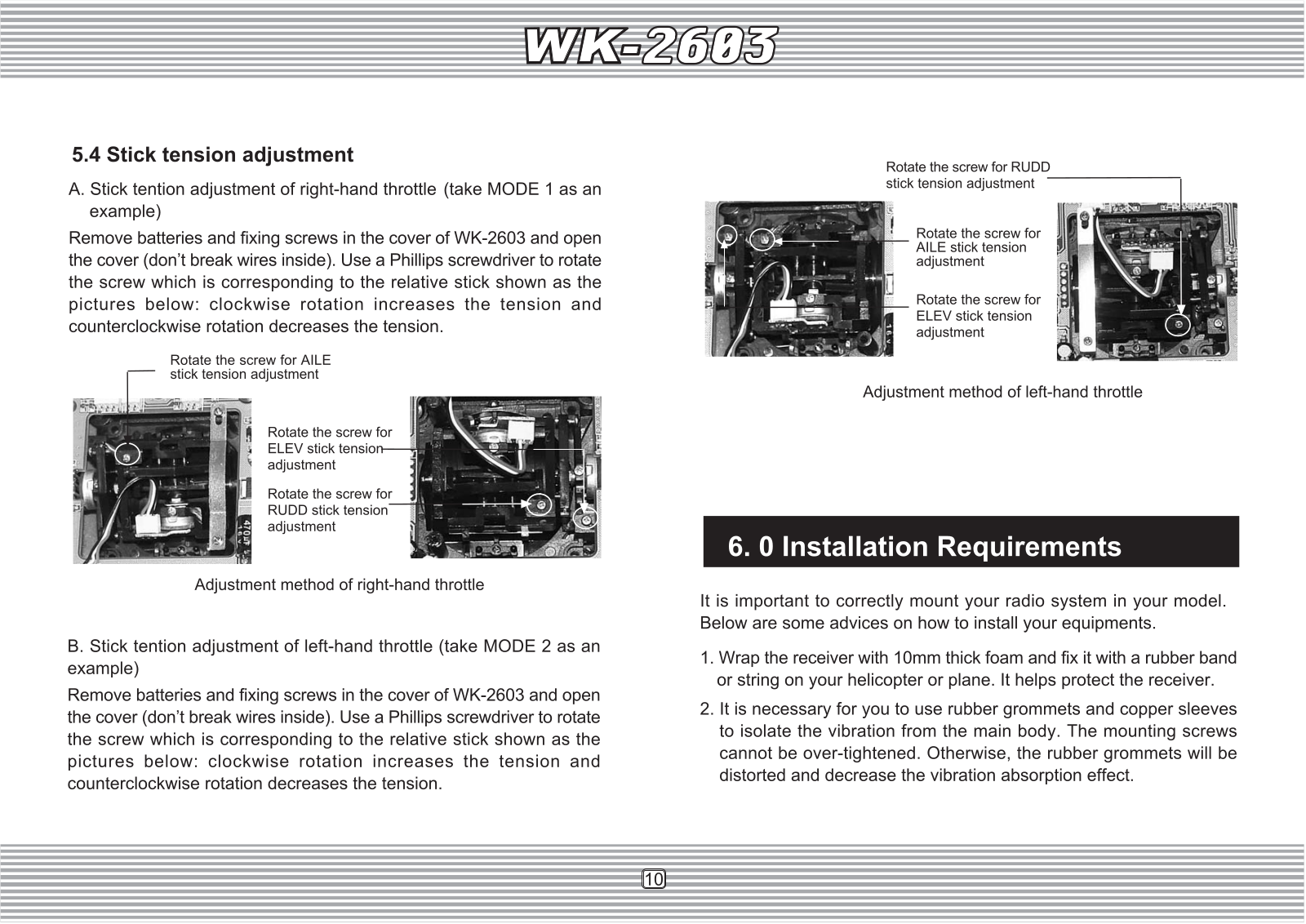 GuangZhou Walkera Technology WK-2603 Users Manual