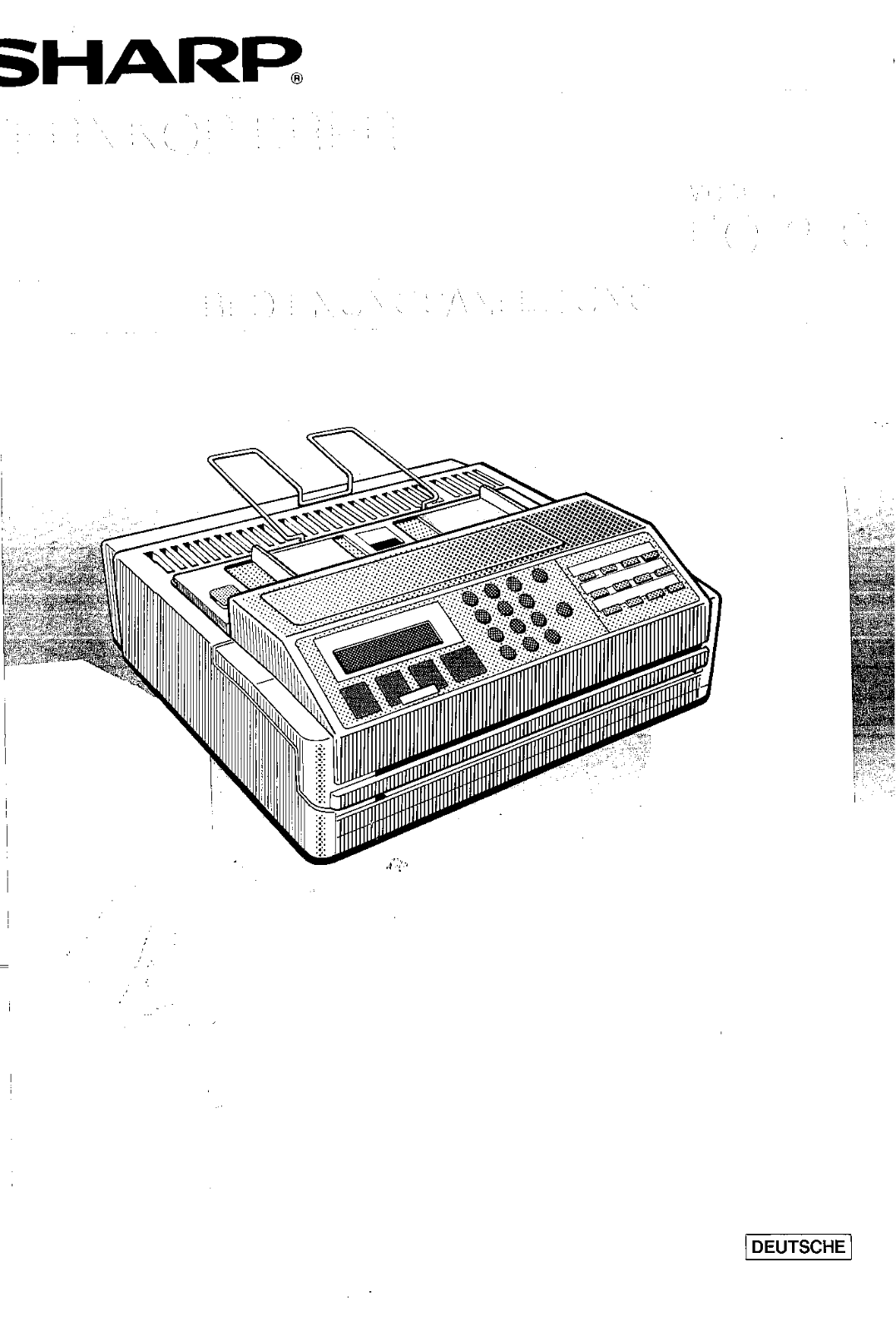 Sharp FO-210 User Manual