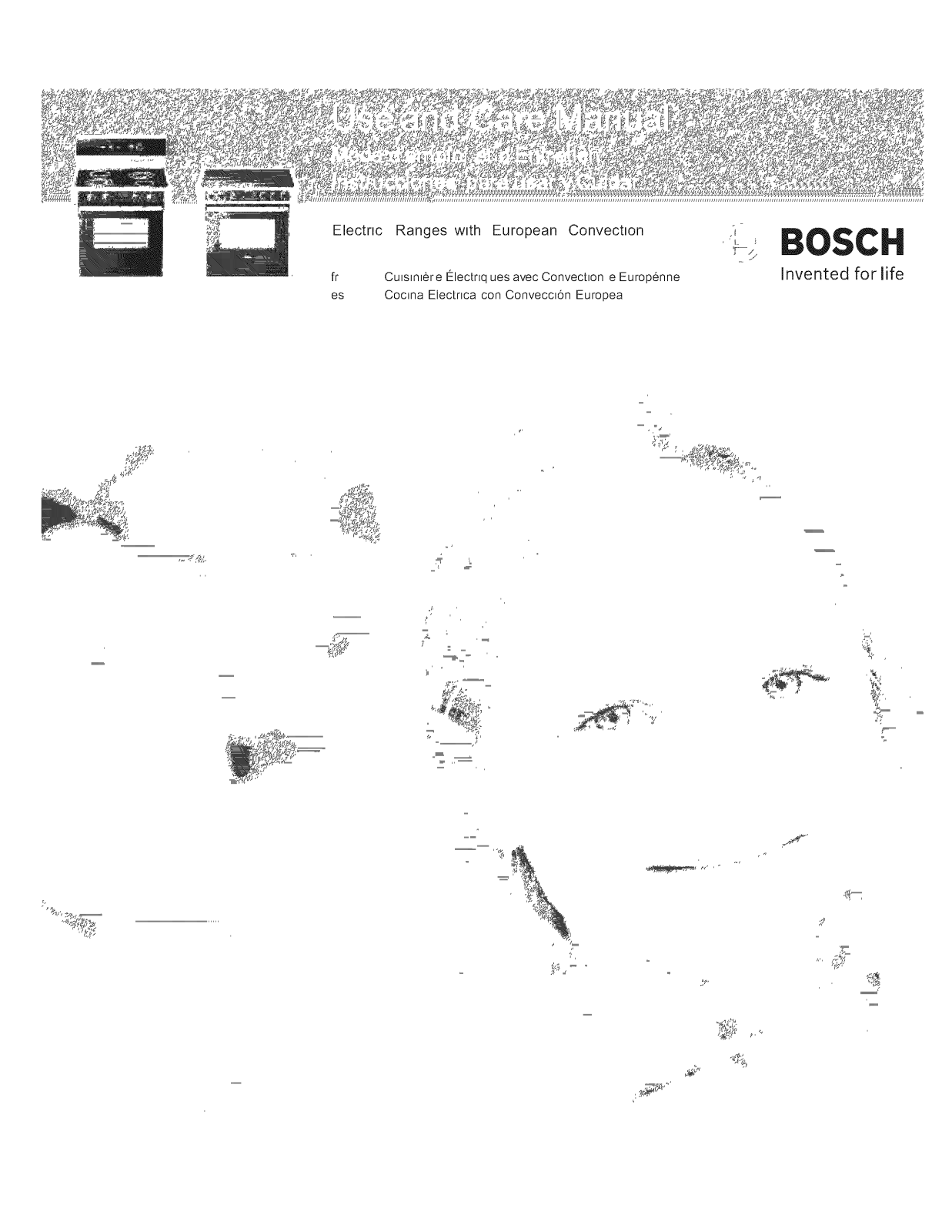 Bosch HEI7052U/08, HEI7052U/07, HES7282U/08, HES7282U/06, HES7282U/07 Owner’s Manual
