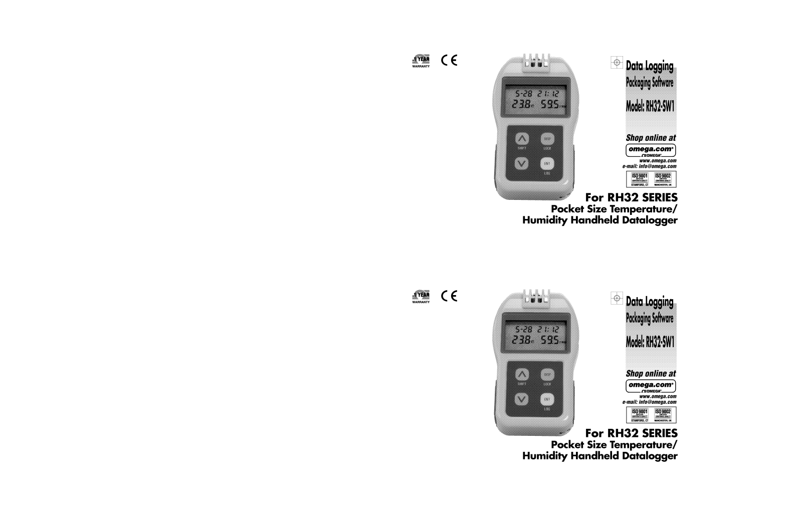 Omega Products RH32 Installation  Manual