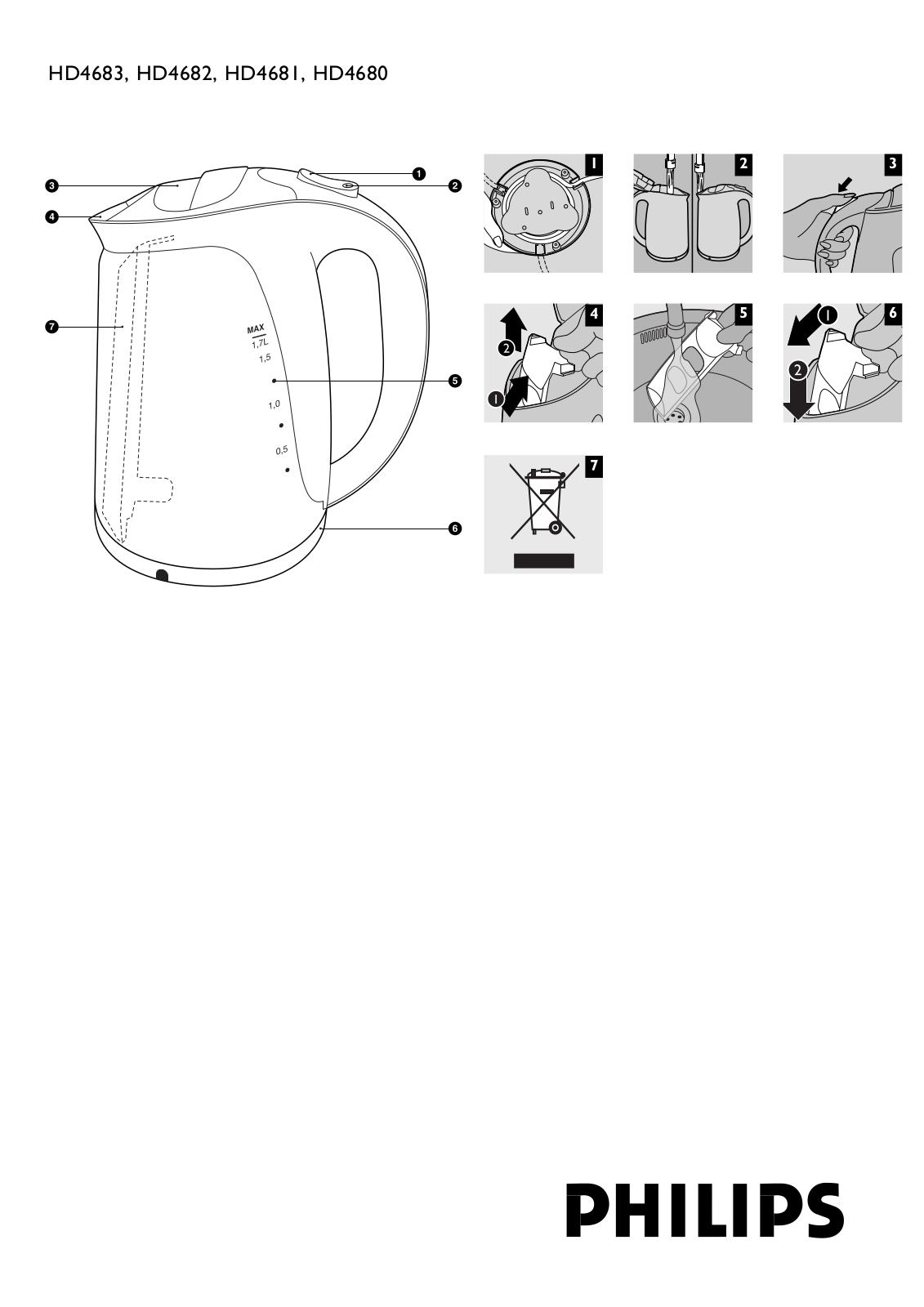 Philips HD4683, HD4682, HD4681, HD4680 User Manual