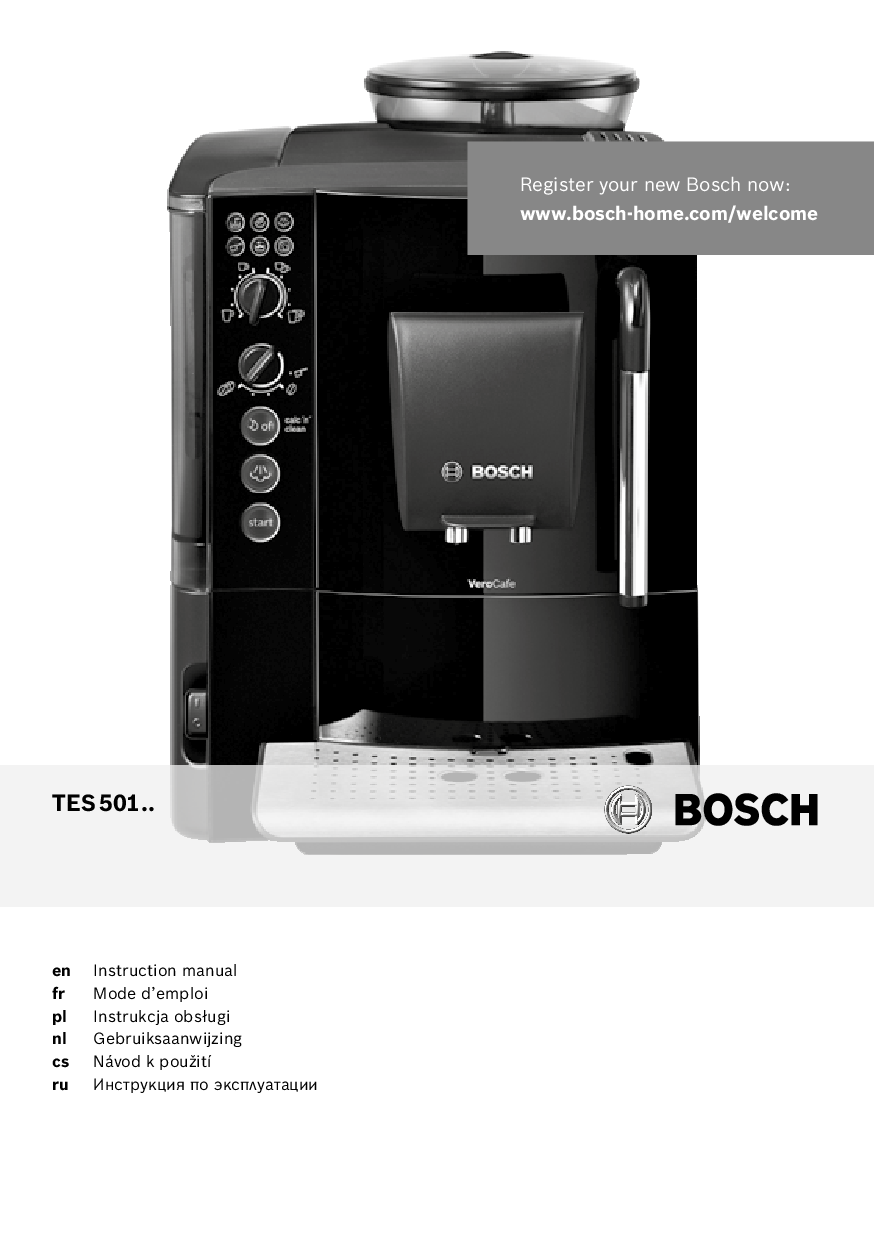 Bosch TES50129RW User Manual