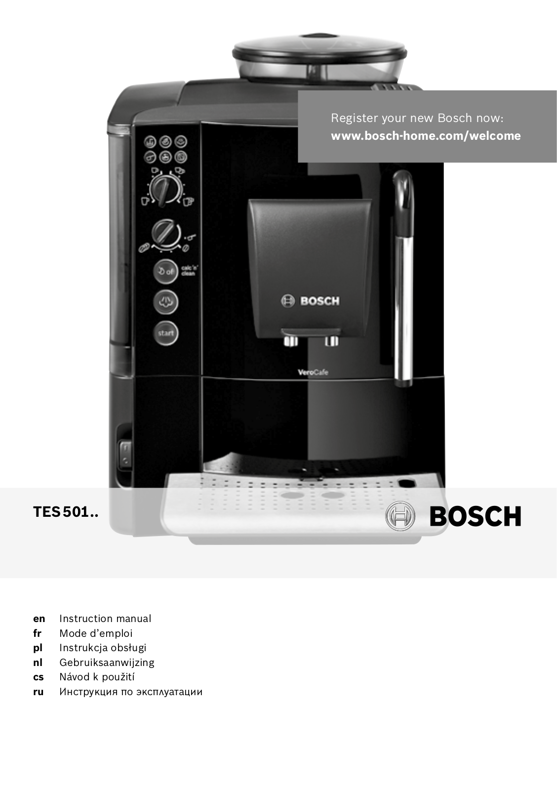 Bosch TES50129RW User Manual