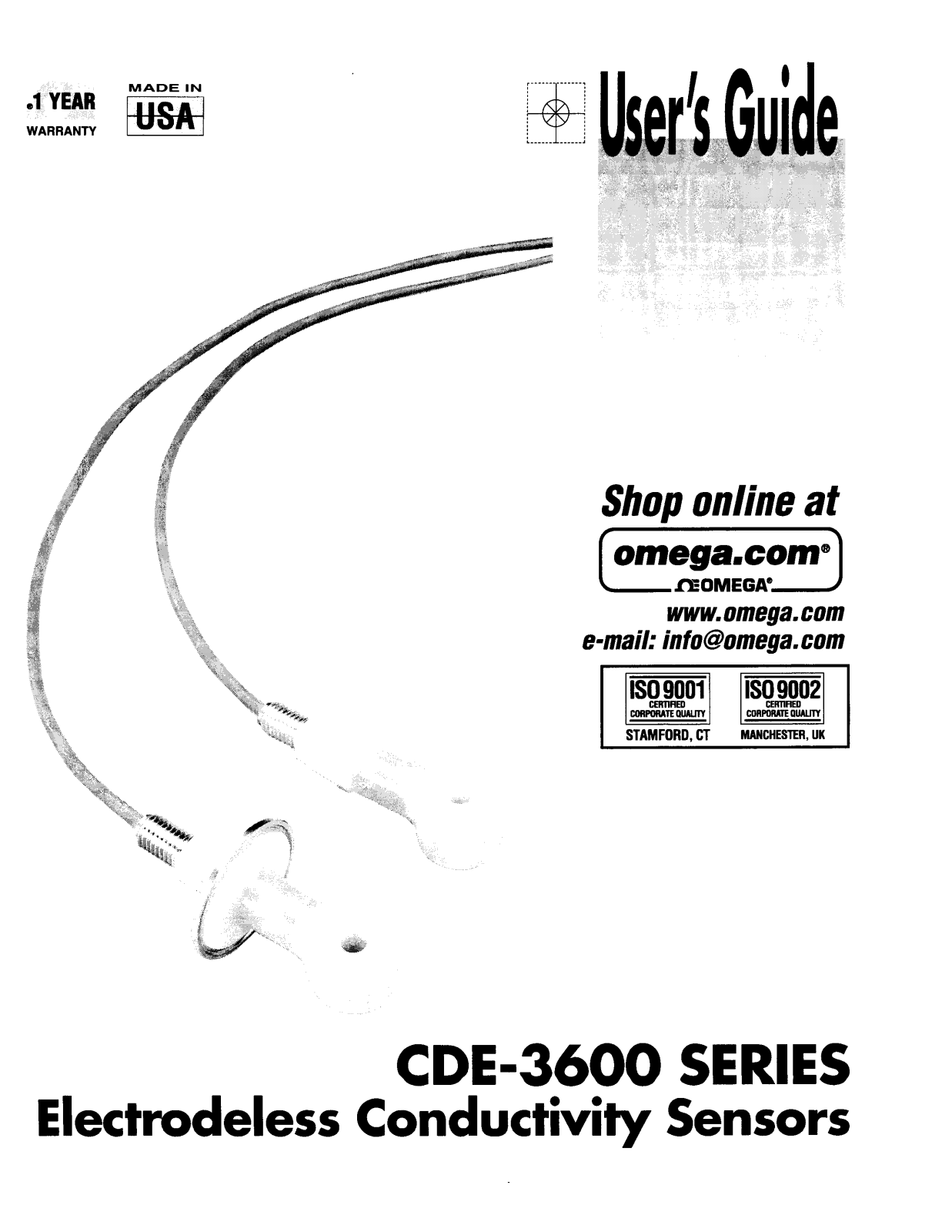 Omega Products CDE-3600 Installation  Manual