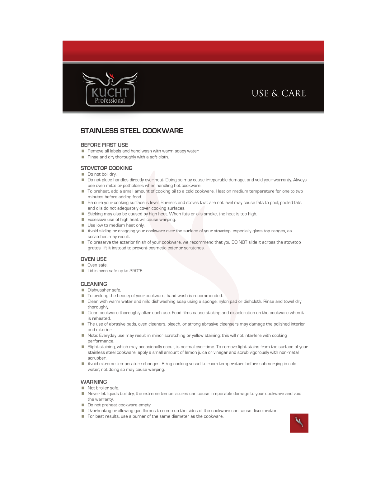 Kucht K16020 User Manual