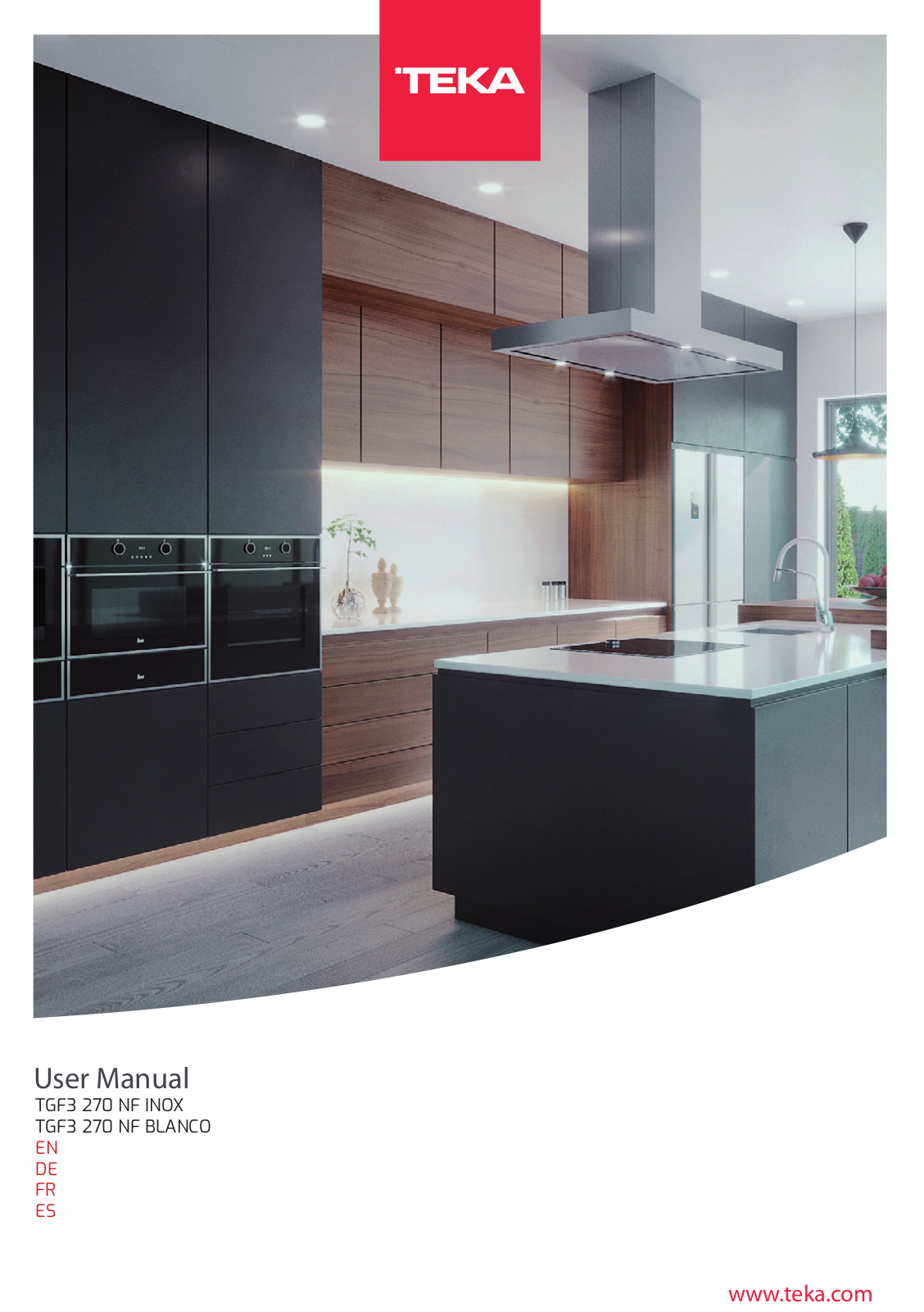 Teka TGF3 270 NF INOX, TGF3 270 NF BLANCO User guide - ManualMachine.com