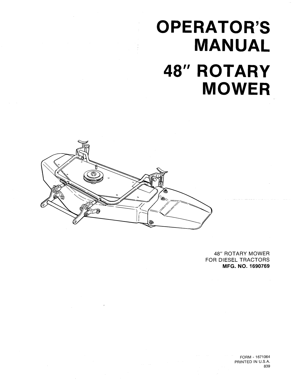 Snapper 1690769 User Manual