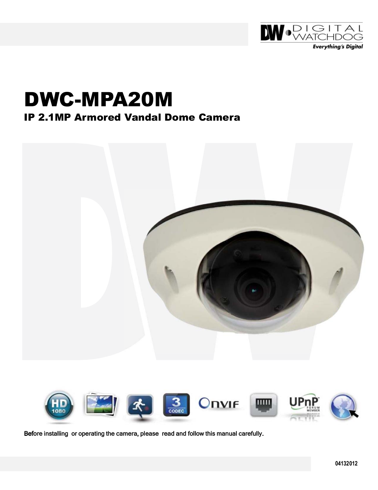 Digital Watchdog DWC-MPA20M User Manual